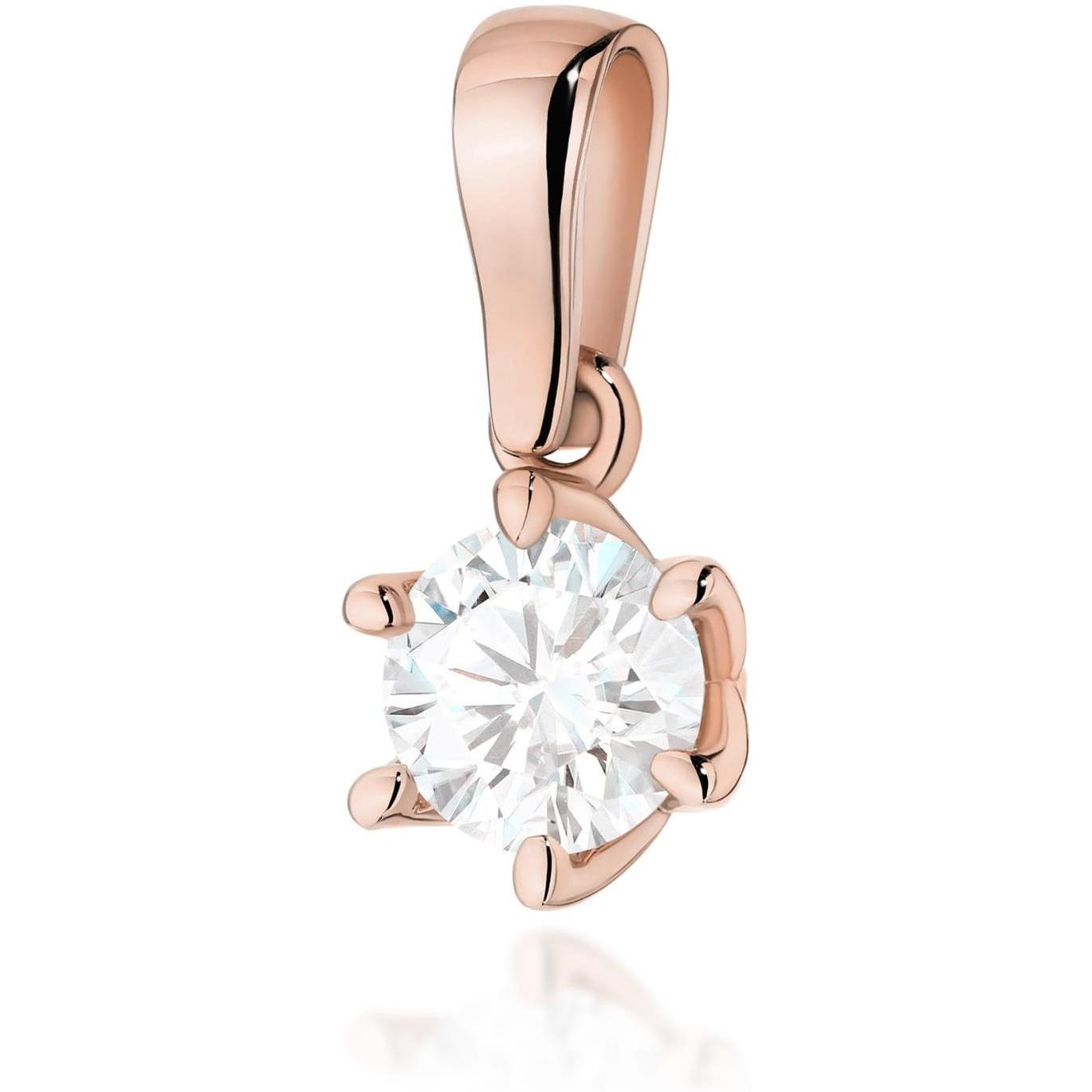 Zawieszka z różowego złota próby 585 z diamentem laboratoryjnym 0,70 ct Best Diamonds B1150-ZA-AUR-LDW-08-OK 
