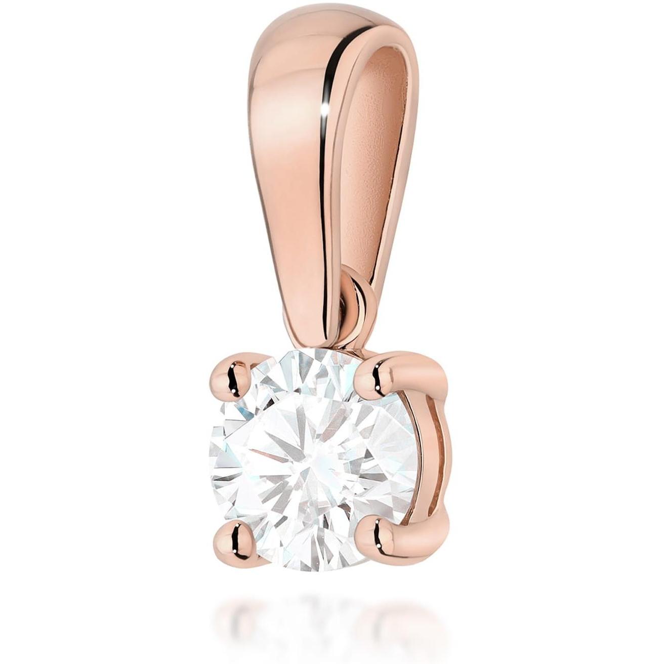 Zawieszka z różowego złota z diamentem 0,30 ct, próba 585 Best Diamonds B1152-ZA-AUR-DIW-02-OK 