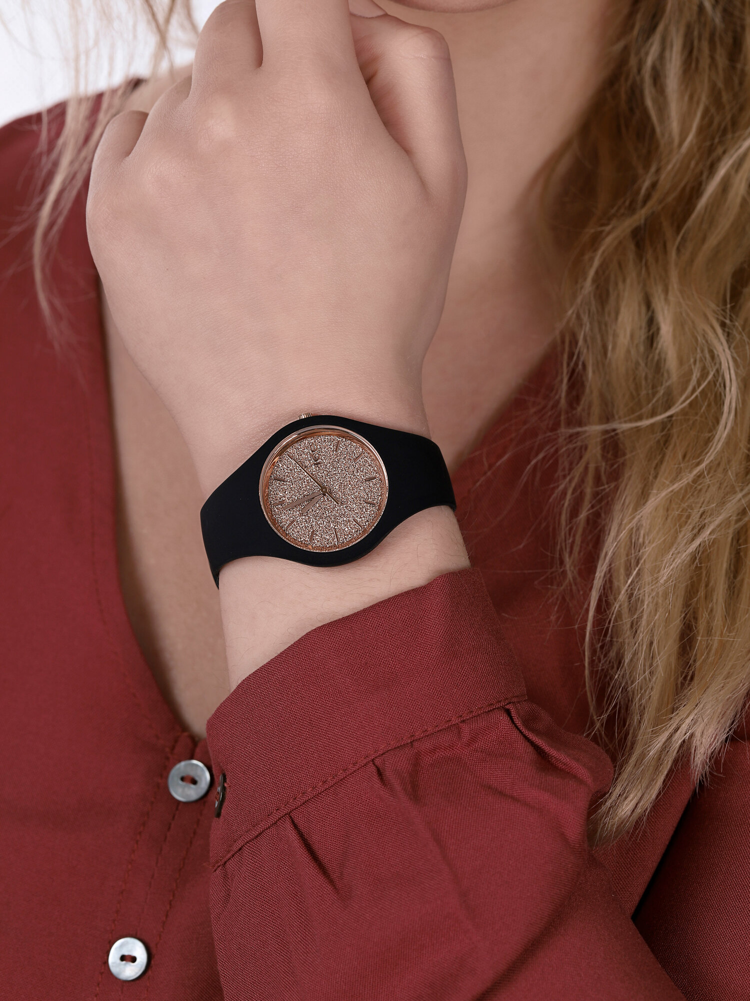 ICE glitter black rose-gold rozm. S ICE Watch ICE.001346 - hover