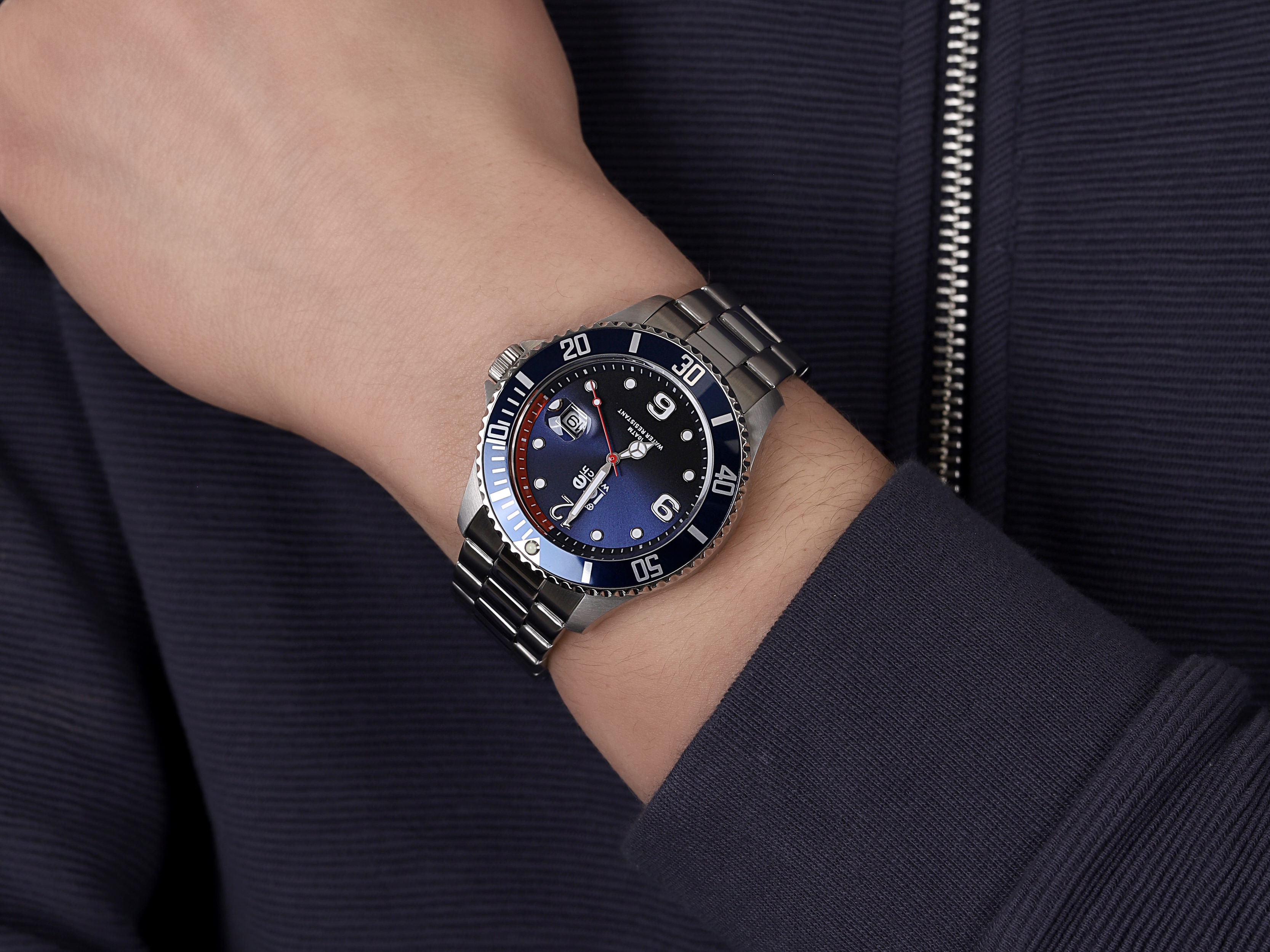 ICE Watch ICE.015775 ICE Steel Marine silver rozm. L ICE-BMW klasyczny zegarek srebrny - miniatura 2