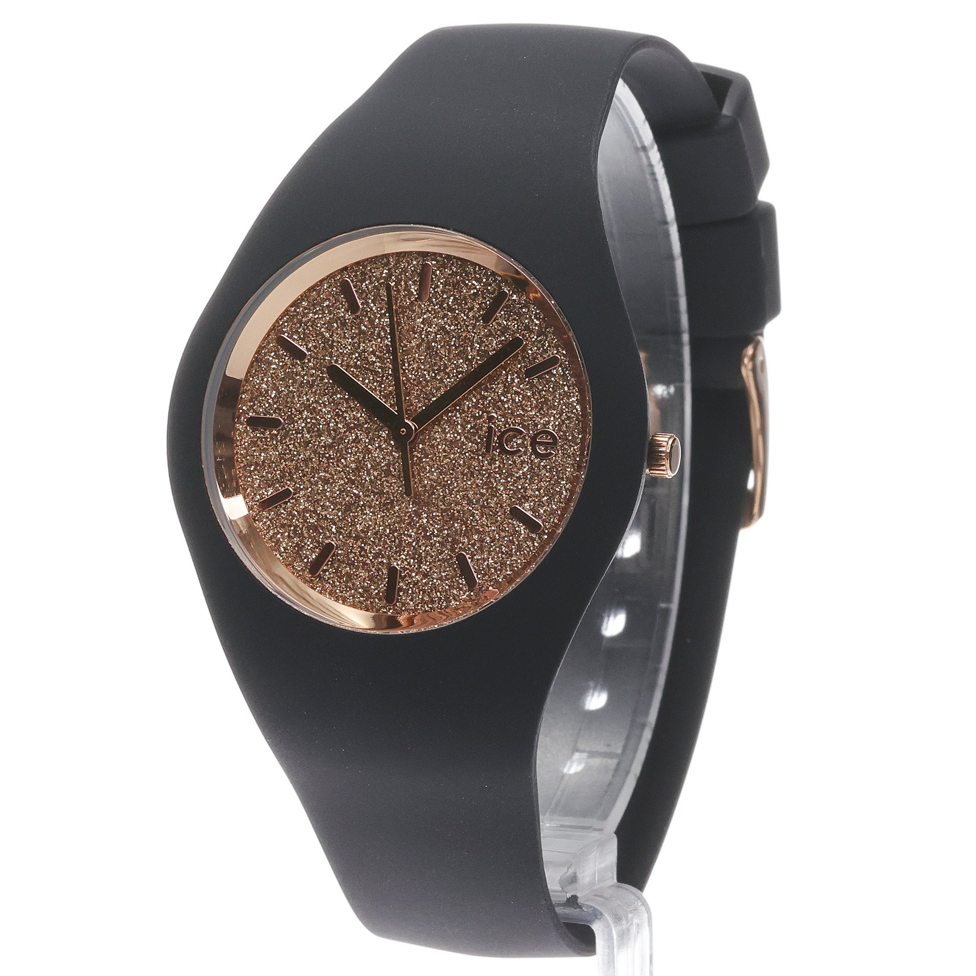 ICE Watch ICE001353 ICE-Glitter ICE gliter black rose gold Rozm M zegarek damski fashion-modowy mineralne - miniatura 2