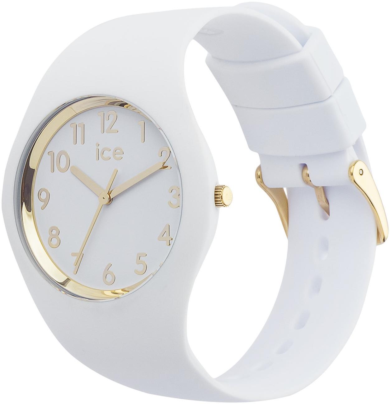 ICE Watch ICE014759 ICE glam white gold rozm S ICE-Glam fashion-modowy zegarek biały - miniatura 3
