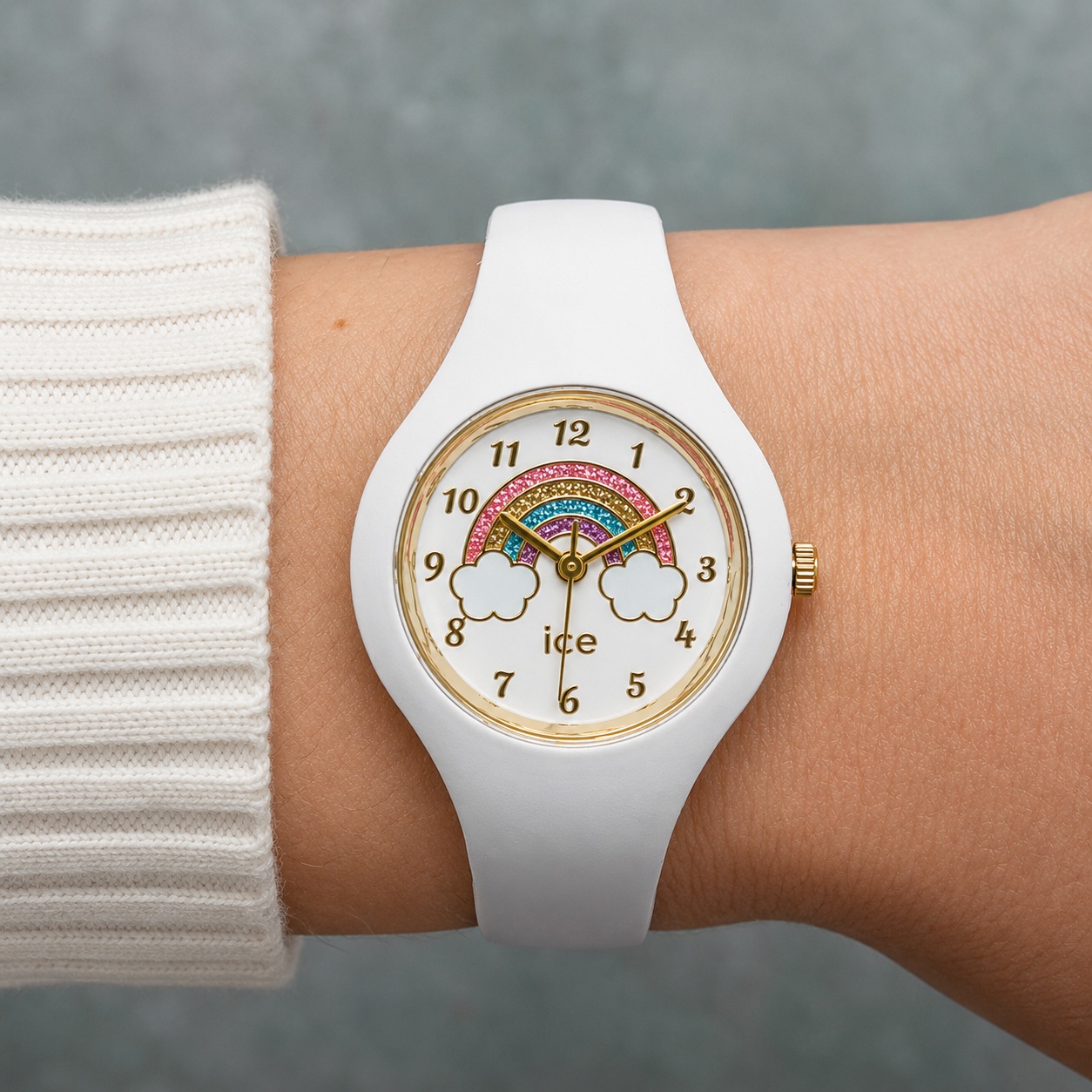 ICE Watch ICE018423 ICE-Fantasia ICE fantasia - Rainbow White rozm XS zegarek dla dzieci fashion-modowy mineralne - miniatura 8