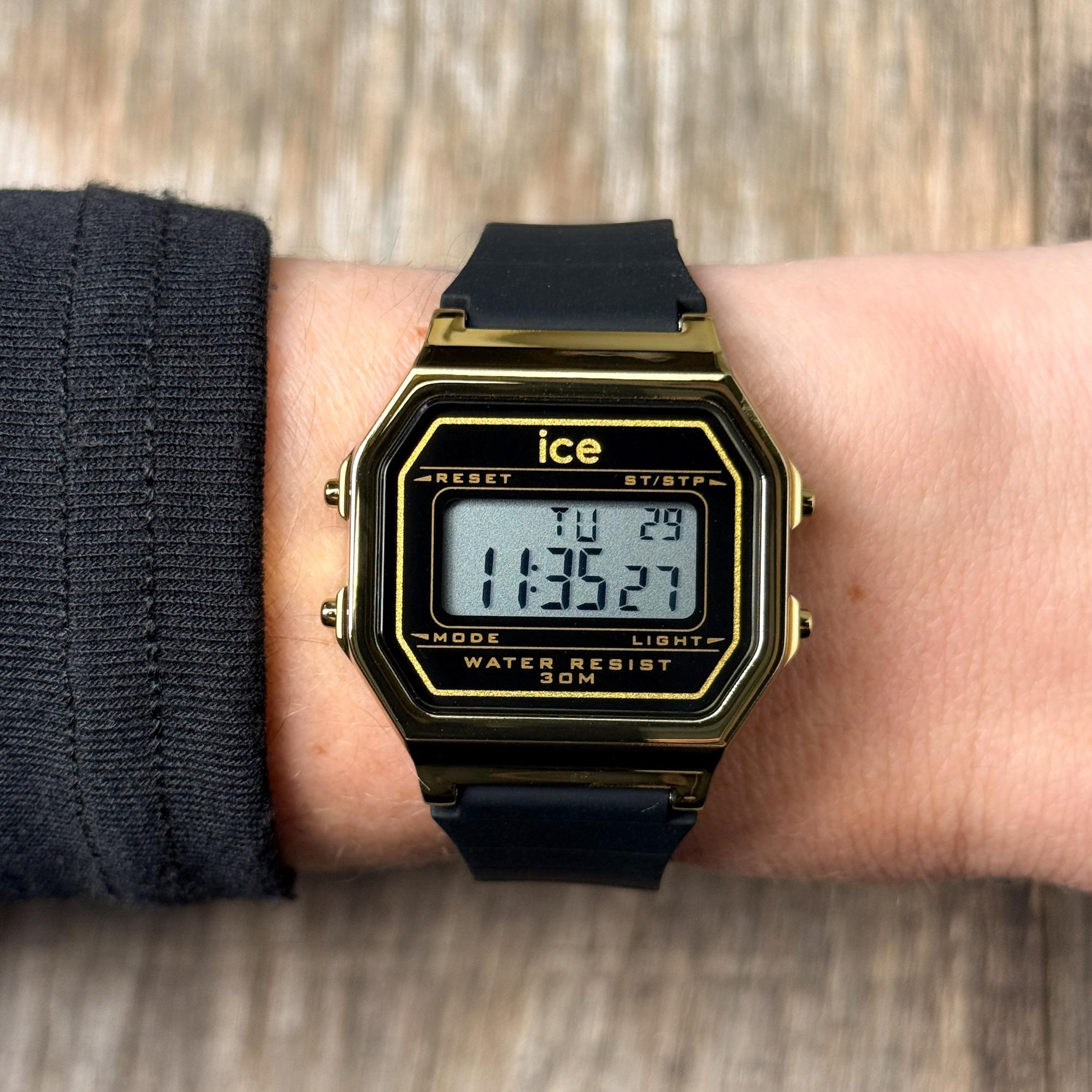 ICE Watch ICE022064 ICE-Digit ICE Digit Retro - Black Gold rozm S zegarek damski fashion-modowy hesalitowe - miniatura 8