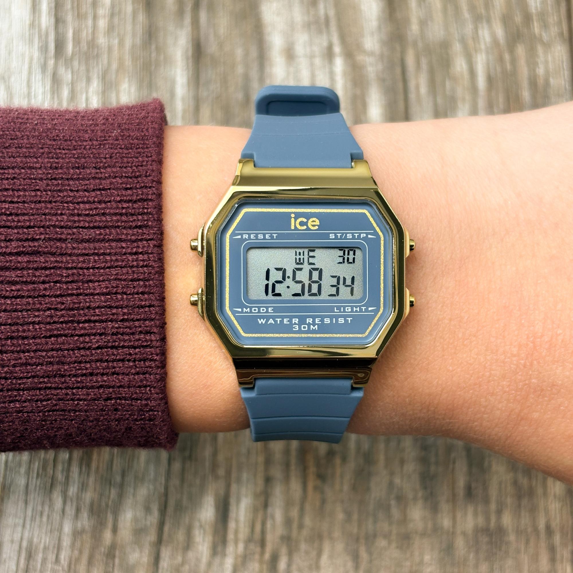 ICE Watch ICE022067 ICE-Digit ICE Digit Retro - Midnight Blue rozm S zegarek damski fashion-modowy hesalitowe - miniatura 8