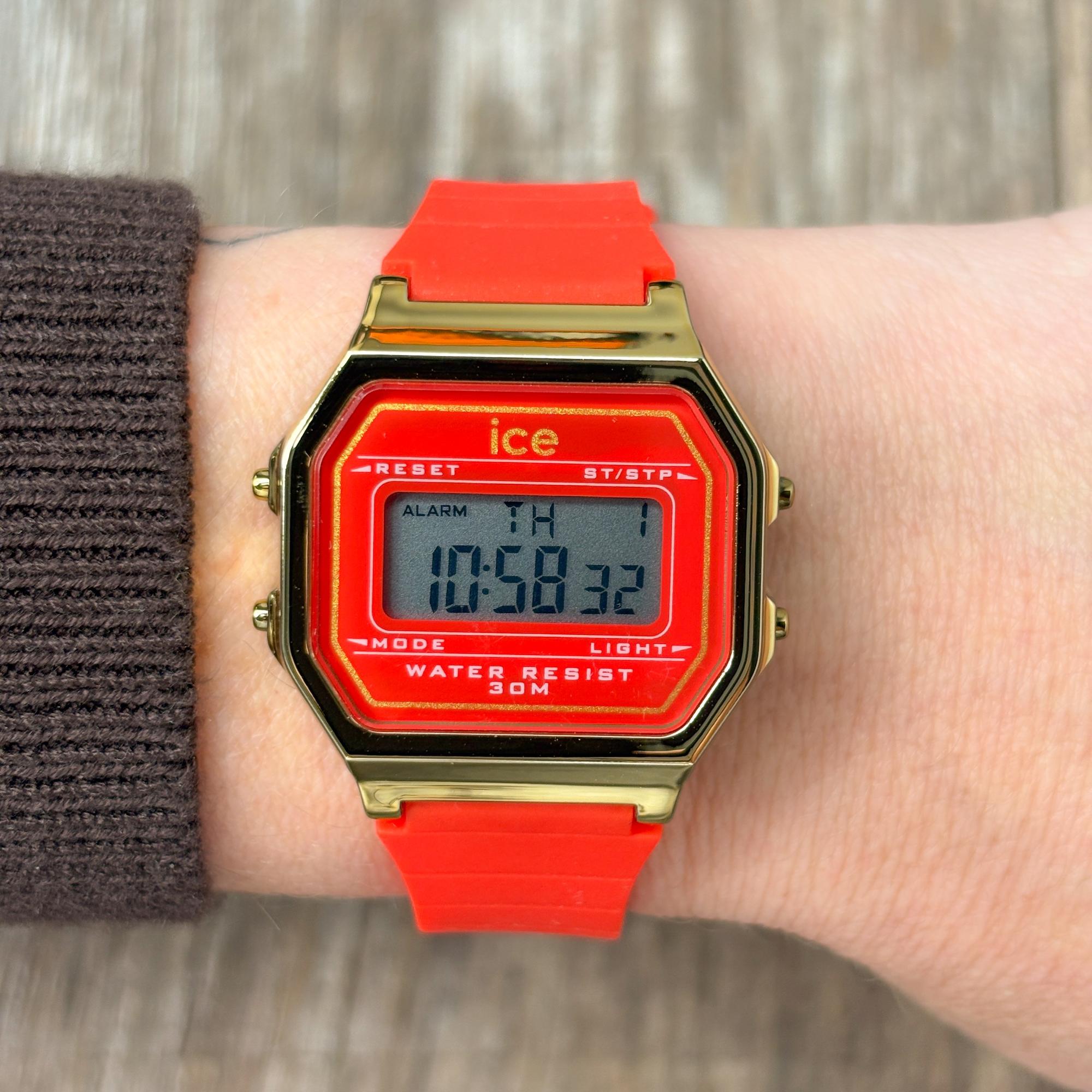 ICE Watch ICE022070 ICE-Digit ICE Digit Retro - Red Passion rozm S zegarek damski fashion-modowy hesalitowe - miniatura 8