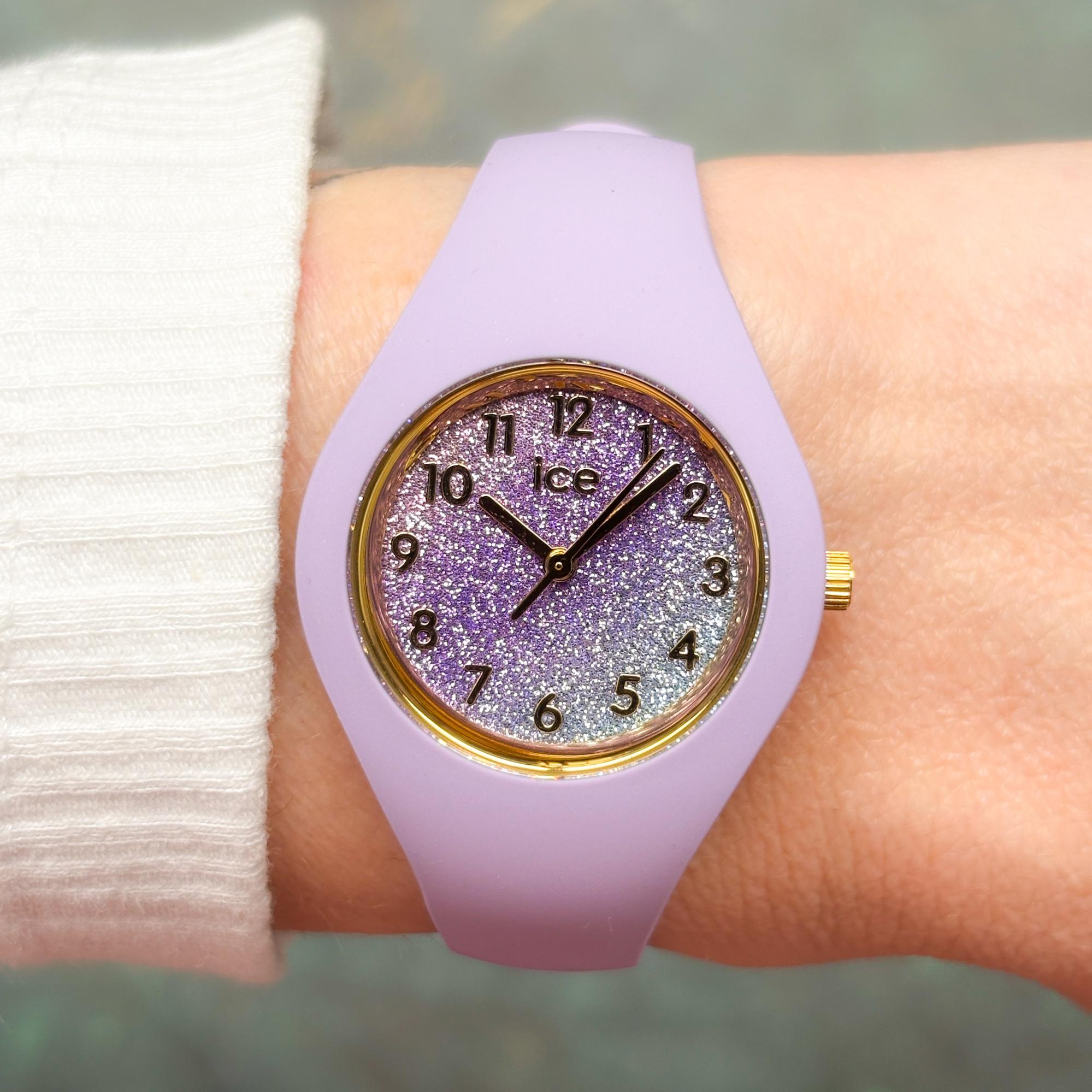 ICE Watch ICE022570 zegarek fioletowy fashion-modowy ICE-Glitter pasek - miniatura 5