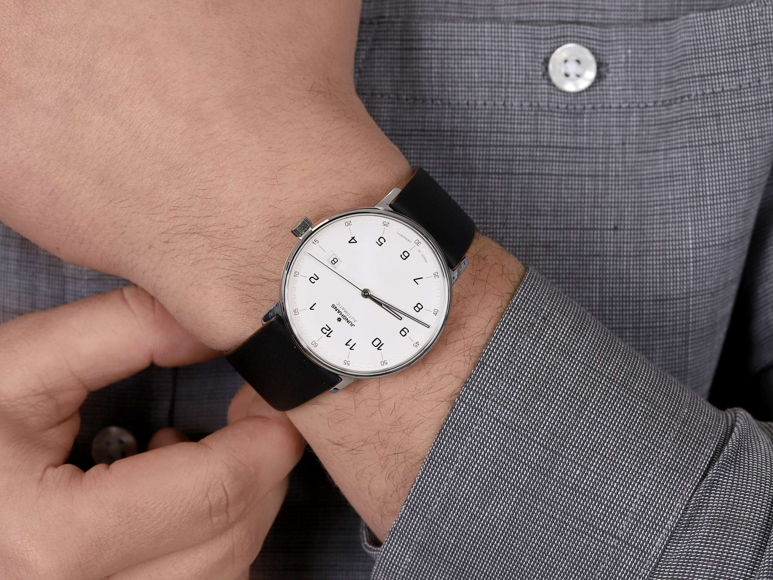 Junghans 027/4731.00 męski zegarek Form pasek - miniatura 2