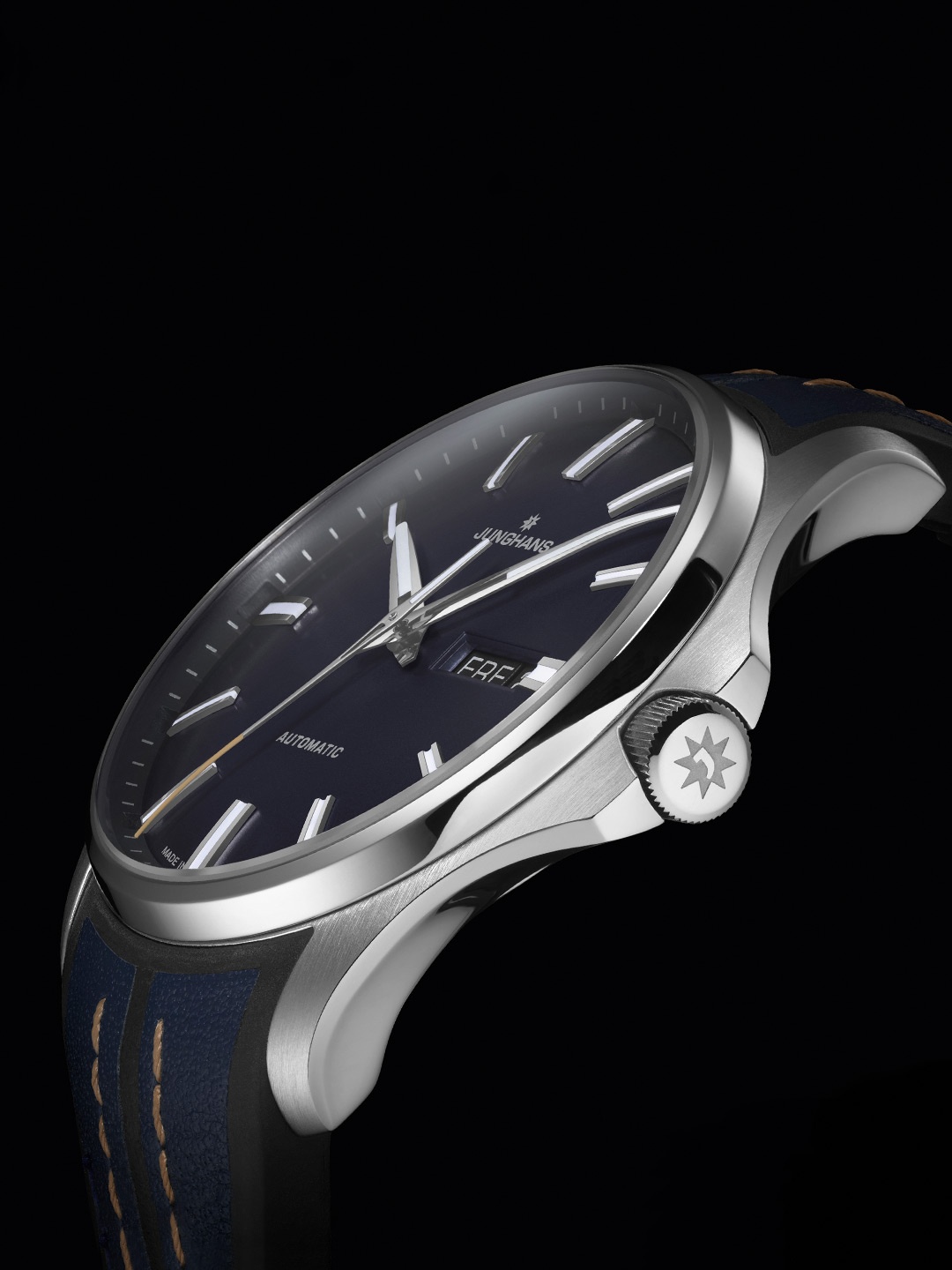 Junghans 27-421100 Meister S Automatic 41mm zegarek klasyczny Meister - miniatura 4