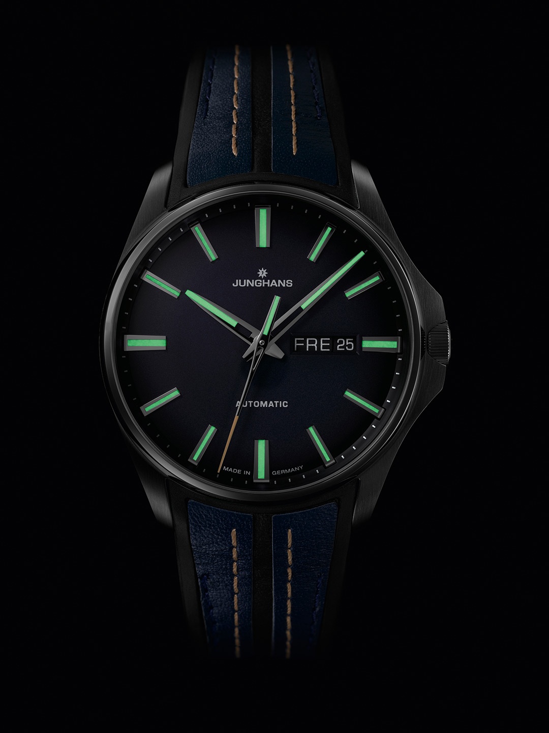 Junghans 27-421100 męski zegarek Meister pasek - miniatura 3