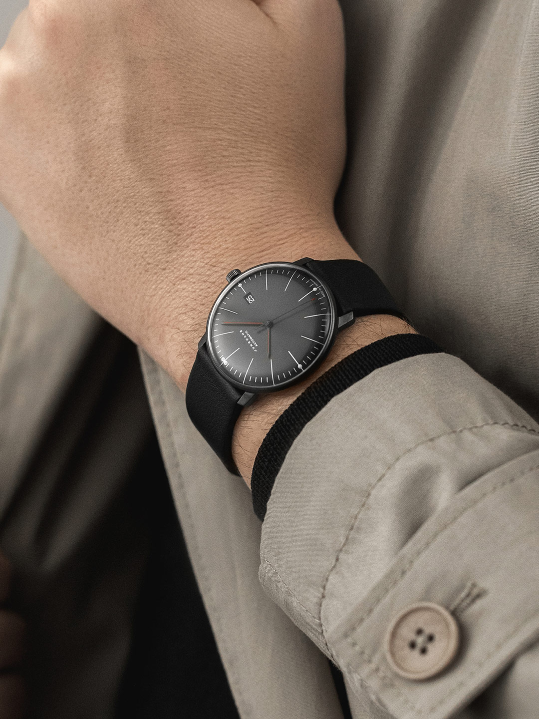 Junghans 27-430802 męski zegarek Max Bill pasek - miniatura 3