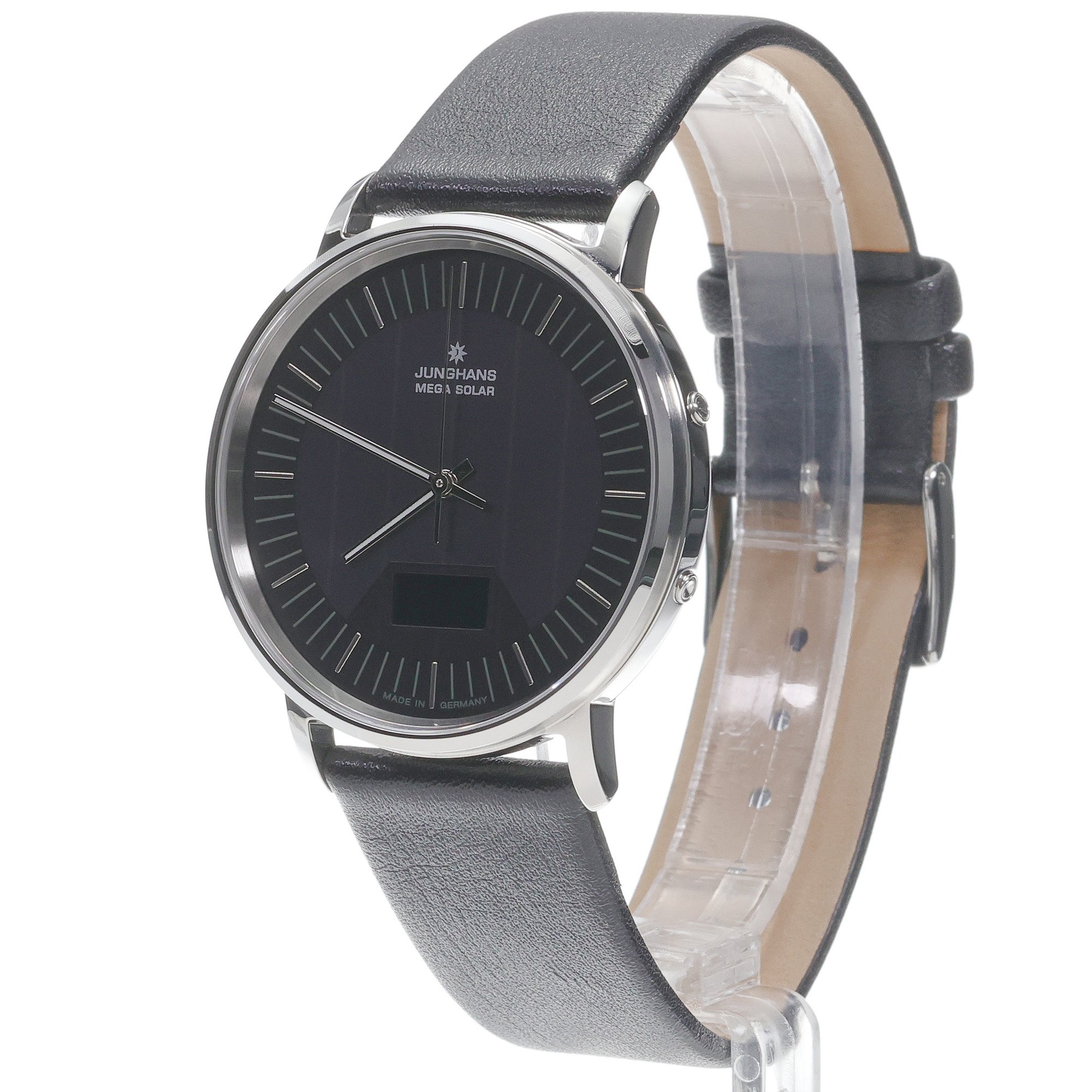 Junghans 56-422000 Milano Mega Solar zegarek klasyczny Funk Solar - miniatura 2