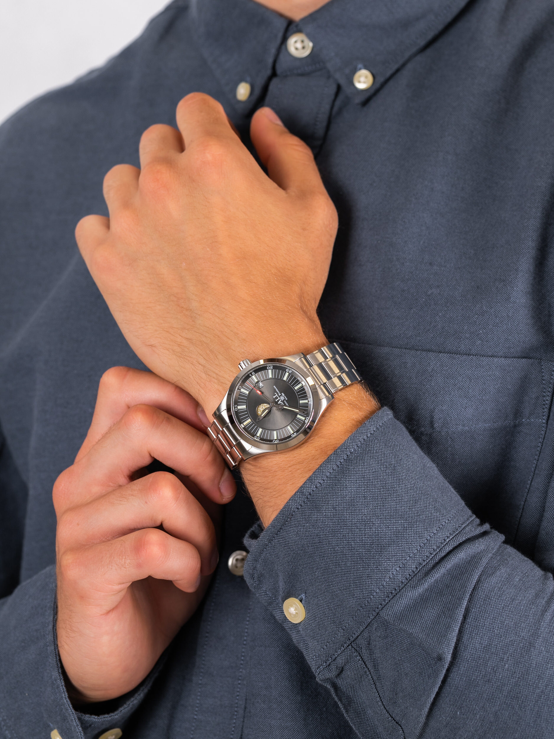 Engineer II Moon Phase Automatic Ball NM2282C-SJ-GY - hover