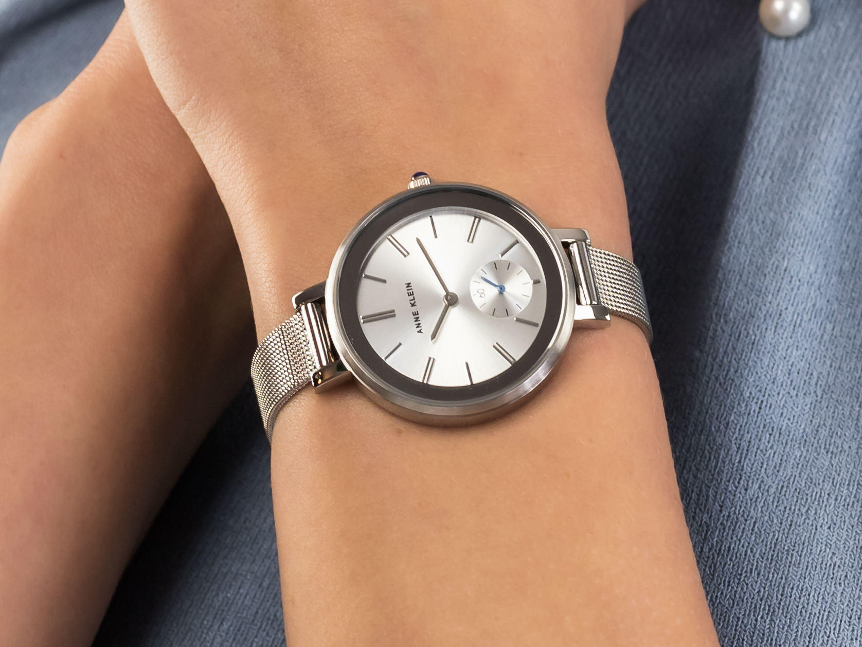 Anne Klein AK-2989SVSV zegarek klasyczny Bransoleta - miniatura 2