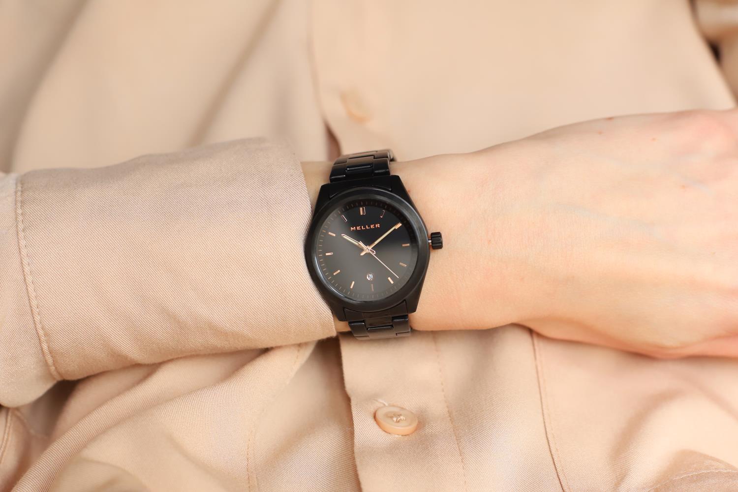 zegarek Meller W9NN-3.3BLACK kwarcowy damski Maya Maya Baki Black - miniatura 7