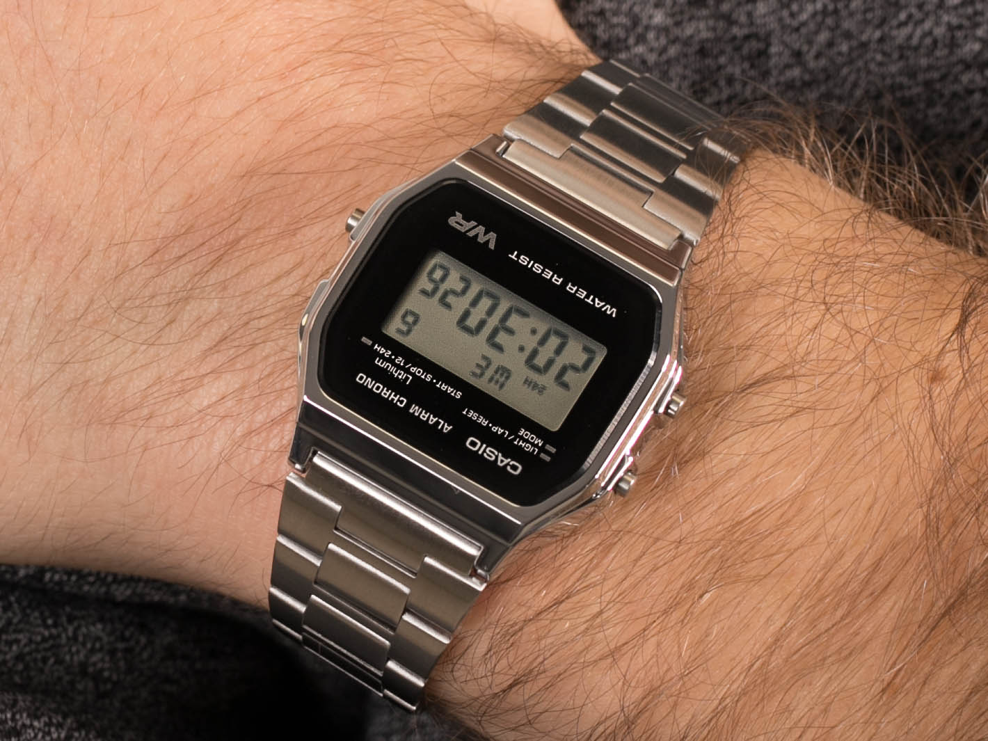 Casio Vintage A158WEA-1EF zegarek fashion/modowy VINTAGE Maxi - miniatura 2