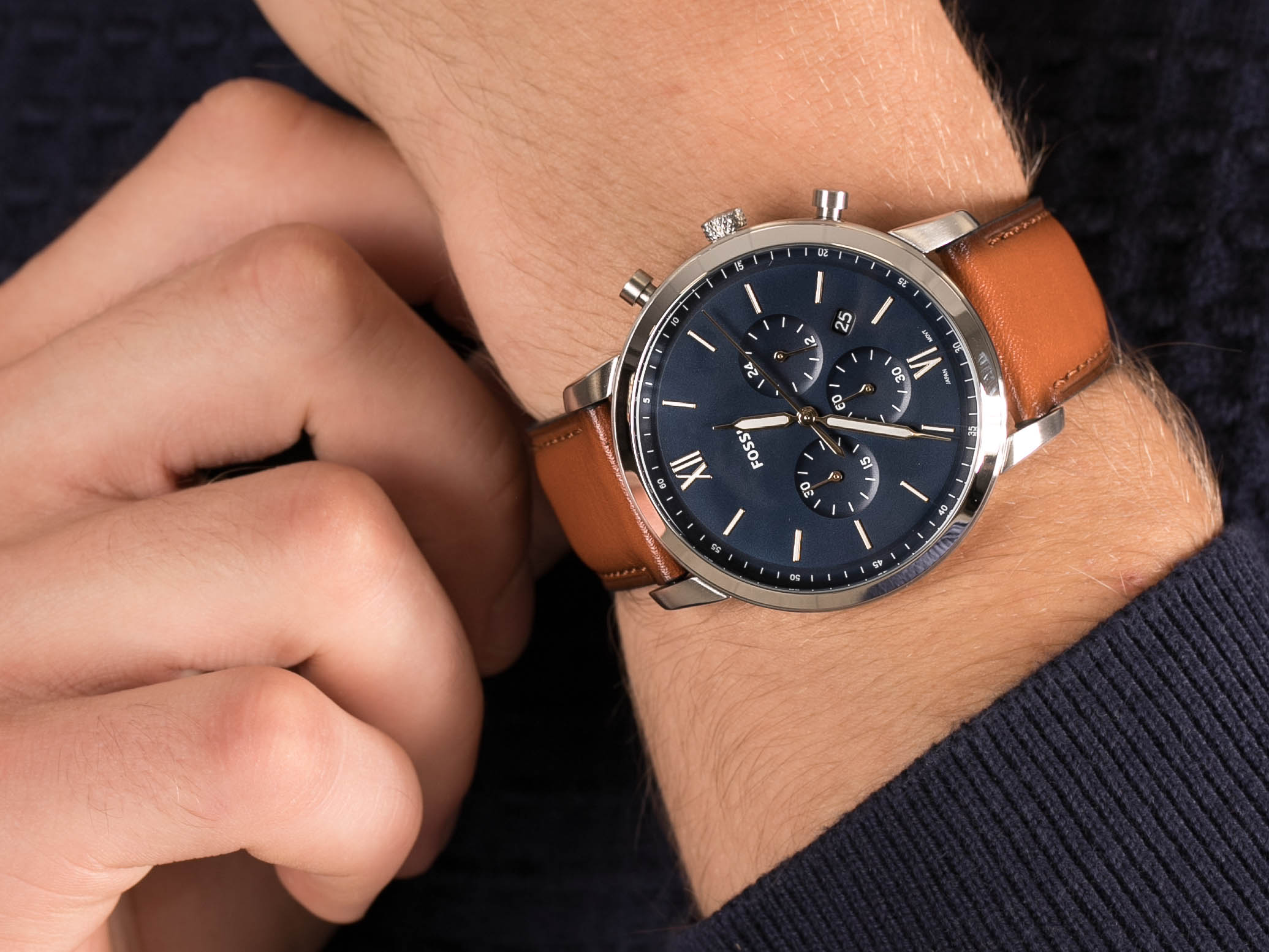 Fossil FS5453 NEUTRA CHRONO zegarek fashion/modowy Neutra - miniatura 2