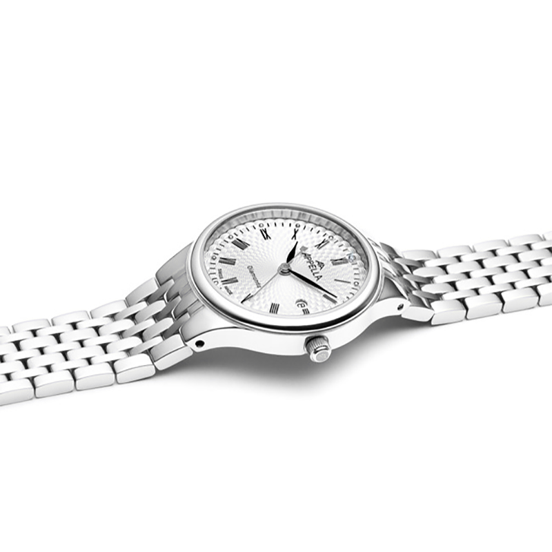 L32002.5133DQ zegarek srebrny klasyczny Diamonds bransoleta - miniatura 2
