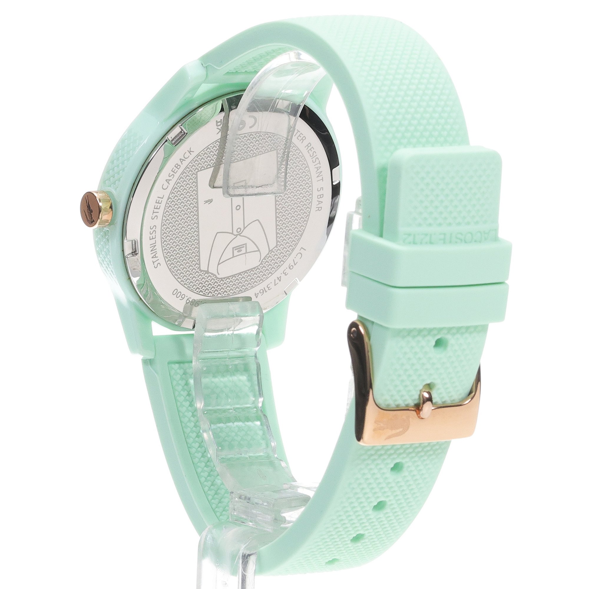 Lacoste 2001227 zegarek zielony fashion-modowy Damskie pasek - miniatura 4