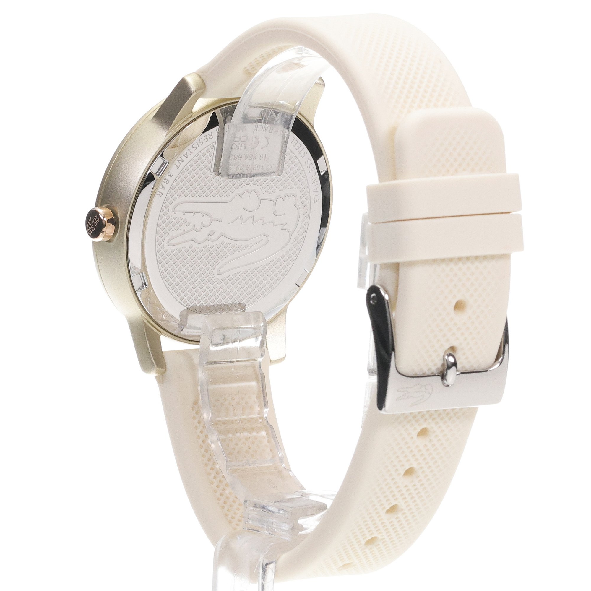Lacoste 2001288 zegarek złoty klasyczny Damskie pasek - miniatura 4