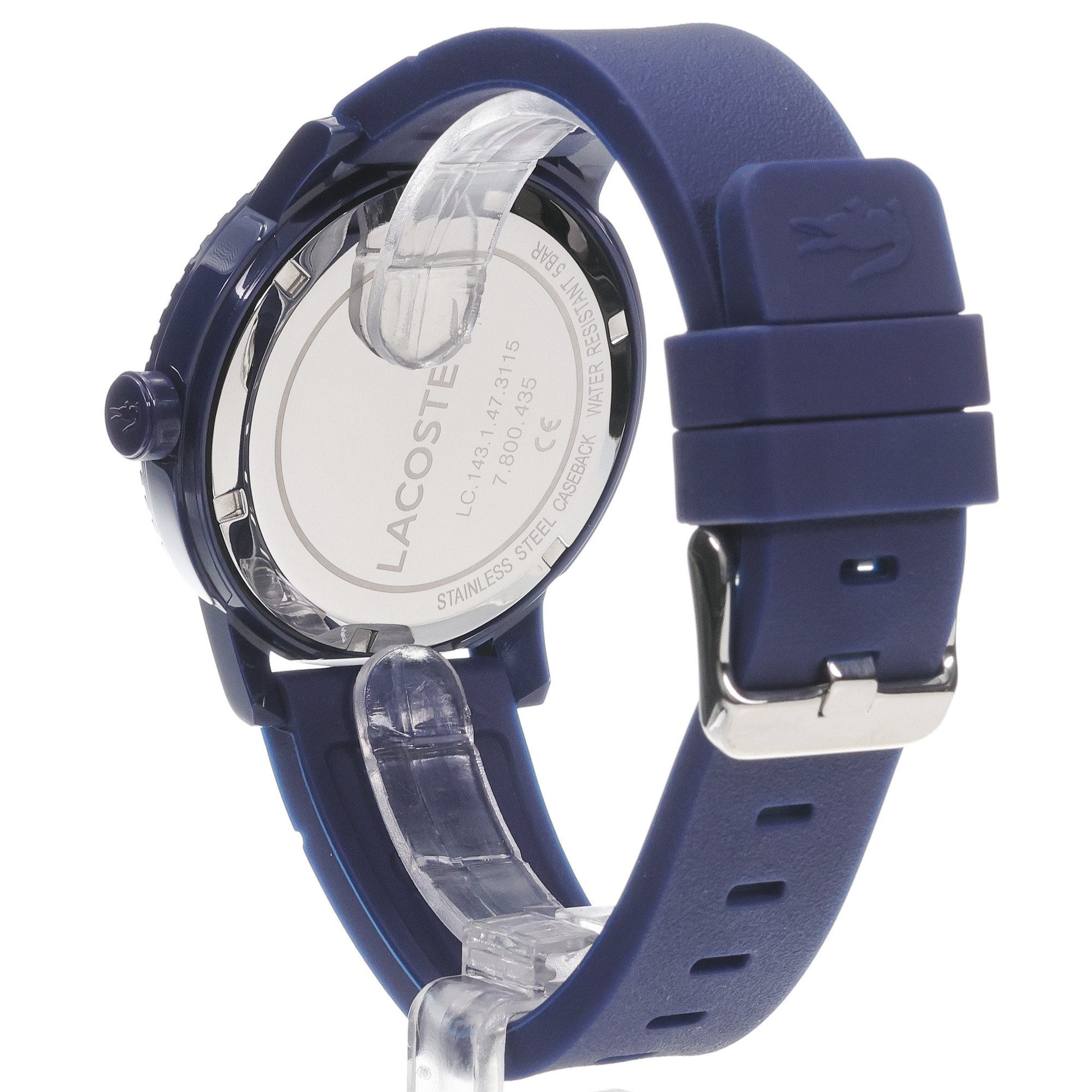Lacoste 2011083 zegarek niebieski fashion-modowy Męskie pasek - miniatura 4