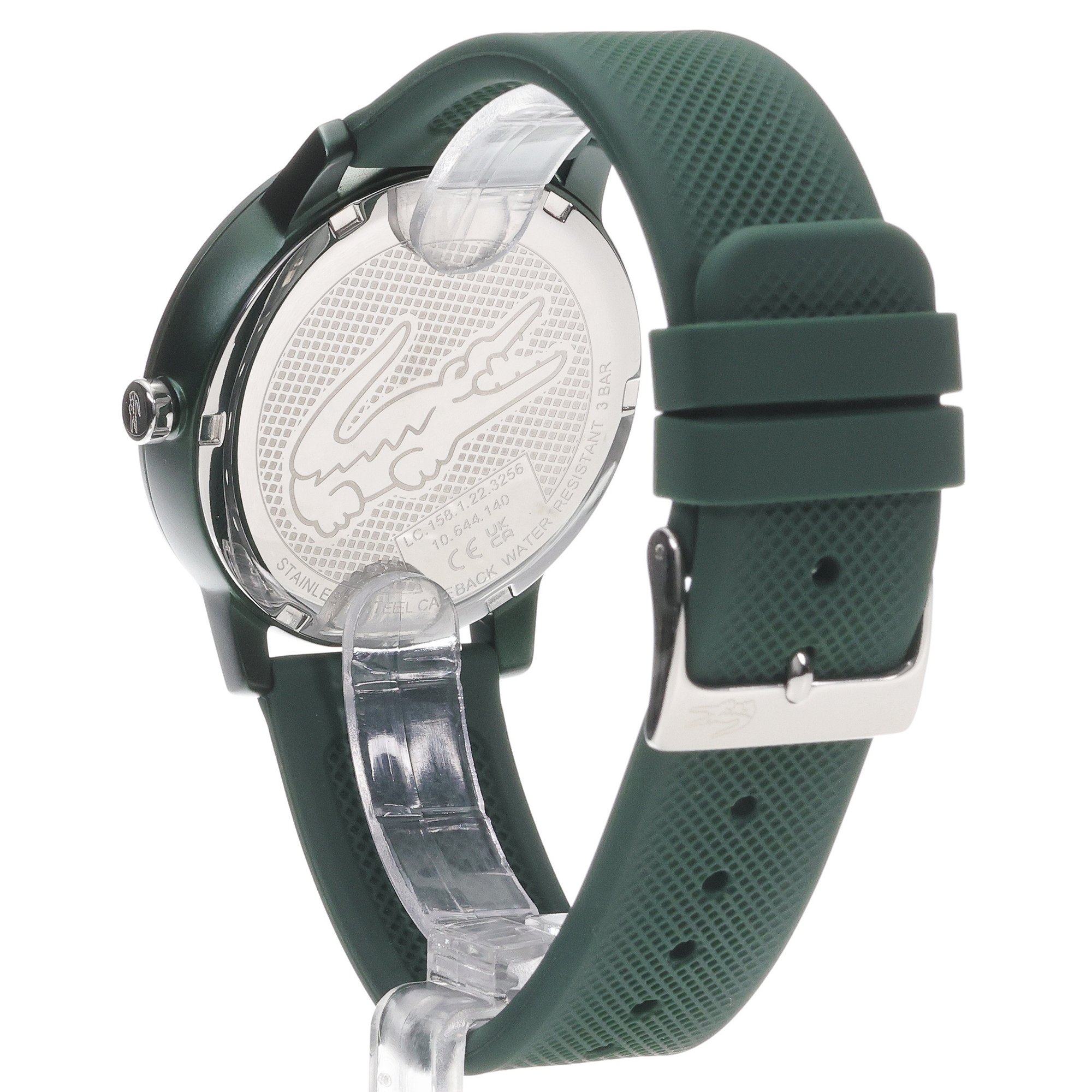 Lacoste 2011238 zegarek zielony klasyczny Męskie pasek - miniatura 4