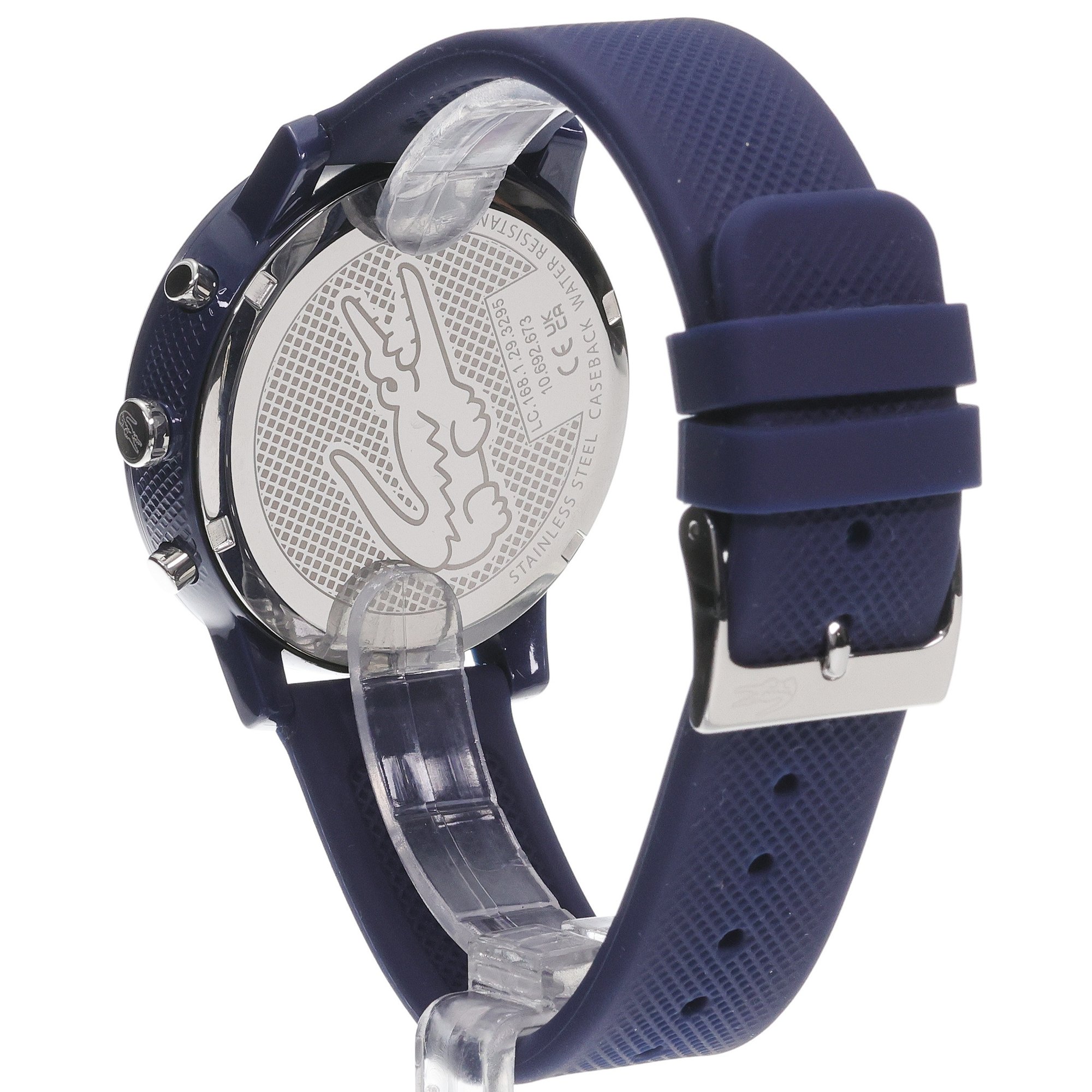 Lacoste 2011244 zegarek niebieski fashion-modowy Męskie pasek - miniatura 4