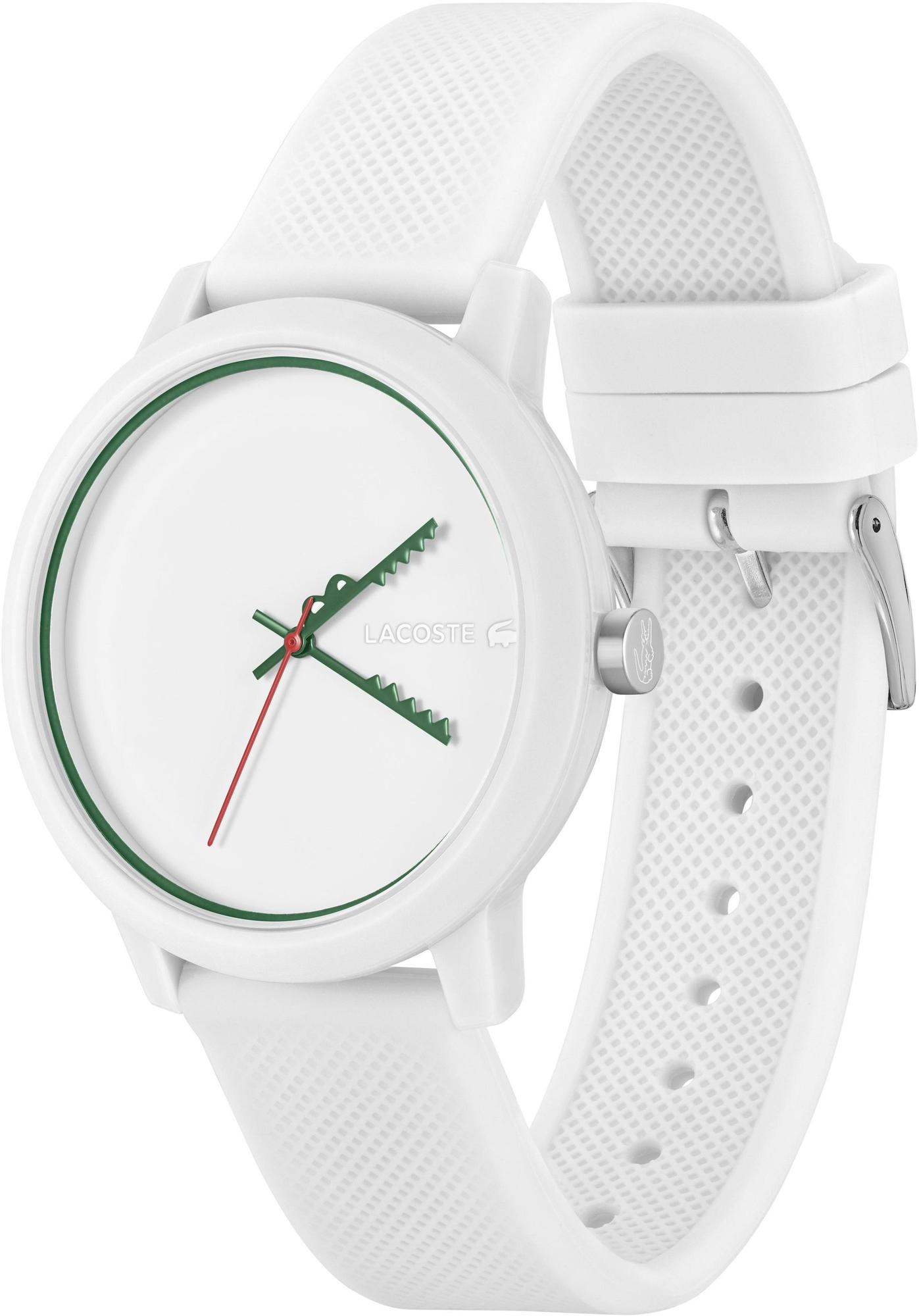 Lacoste 2011308 zegarek biały klasyczny Męskie pasek - miniatura 5
