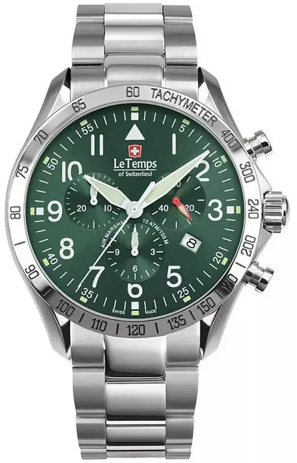 Le Temps LT104104BS01 Air Marshal AIR MARSHAL CHRONOGRAPH - zdjęcie 1