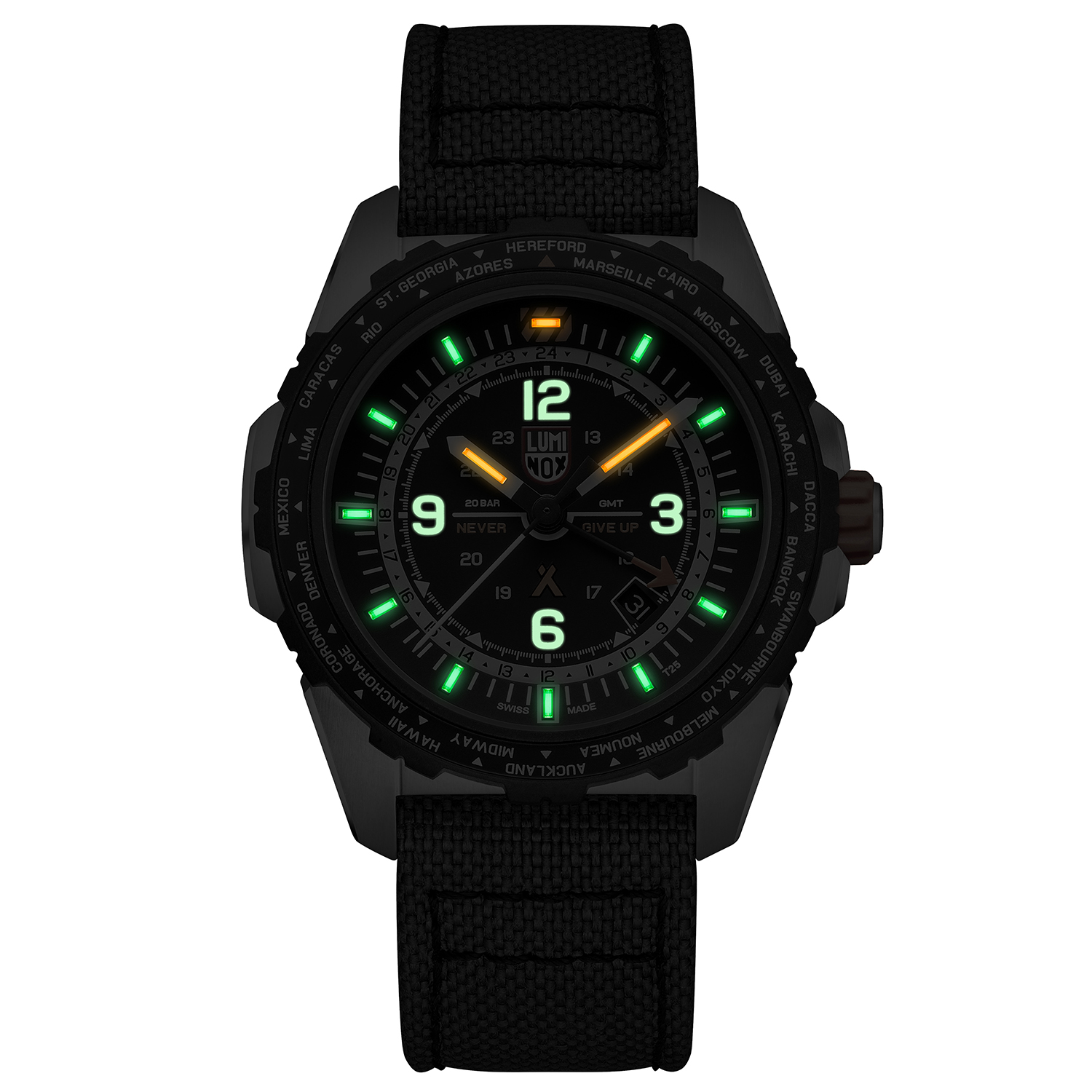 Luminox XB.3761 zegarek srebrny fashion/modowy Air Series pasek - miniatura 2