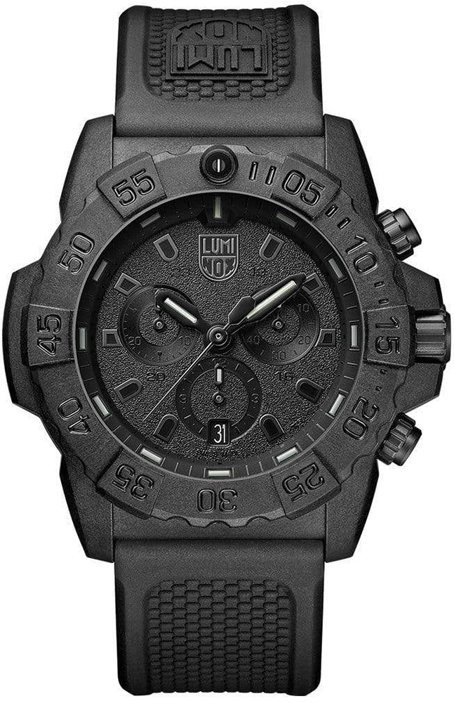 Navy SEAL Chrono 3580 Series Blackout Luminox XS.3581.BO 