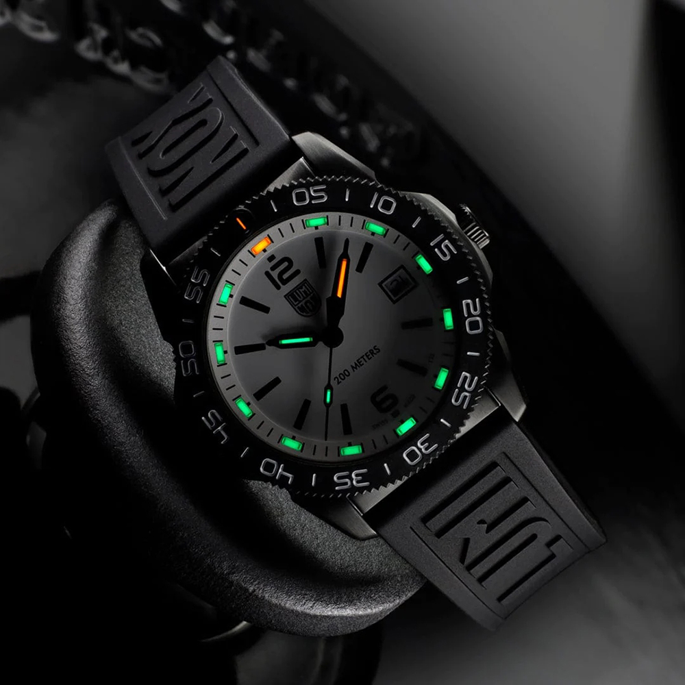 Luminox XS3127M Pacific Diver Ripple 3120 Series Sea Series klasyczny zegarek czarny - miniatura 9
