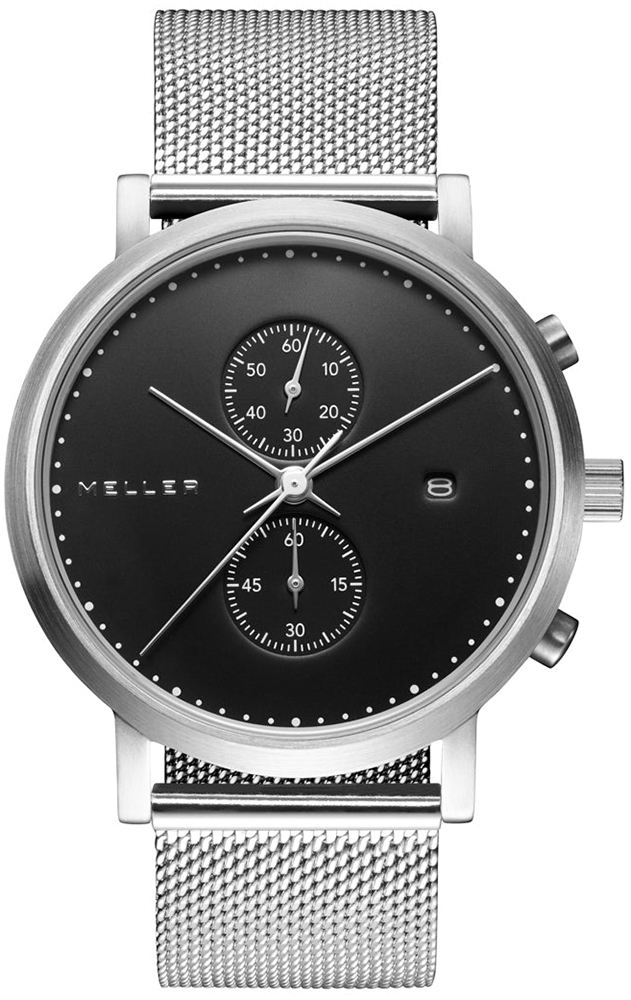 Makonnen Black Silver Meller 4PN-2SILVER 