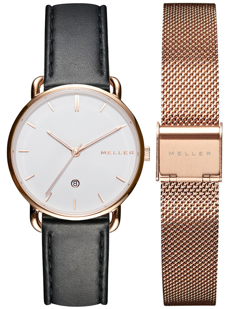 Zegarek Meller W3R-1GREY-WRST-1BLACK-WMST-2ROSE-set