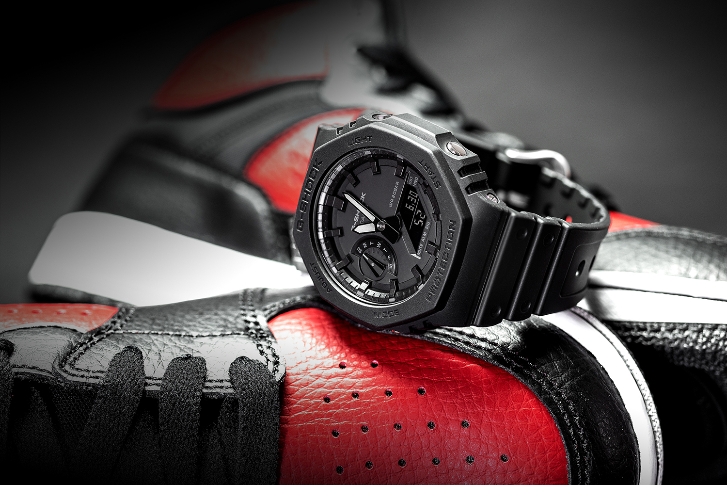 G-Shock GA-2100-1A1ER zegarek męski sportowy G-Shock pasek - miniatura 7