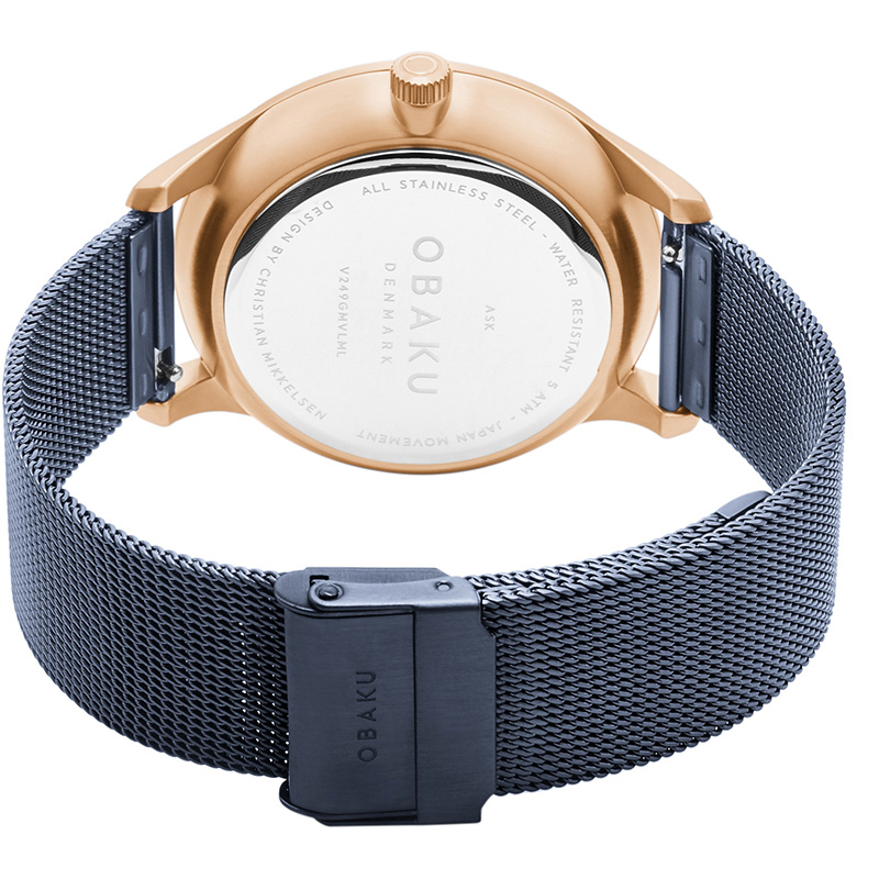Obaku Denmark V249GMVLML ASK - OCEAN zegarek klasyczny Slim - miniatura 8