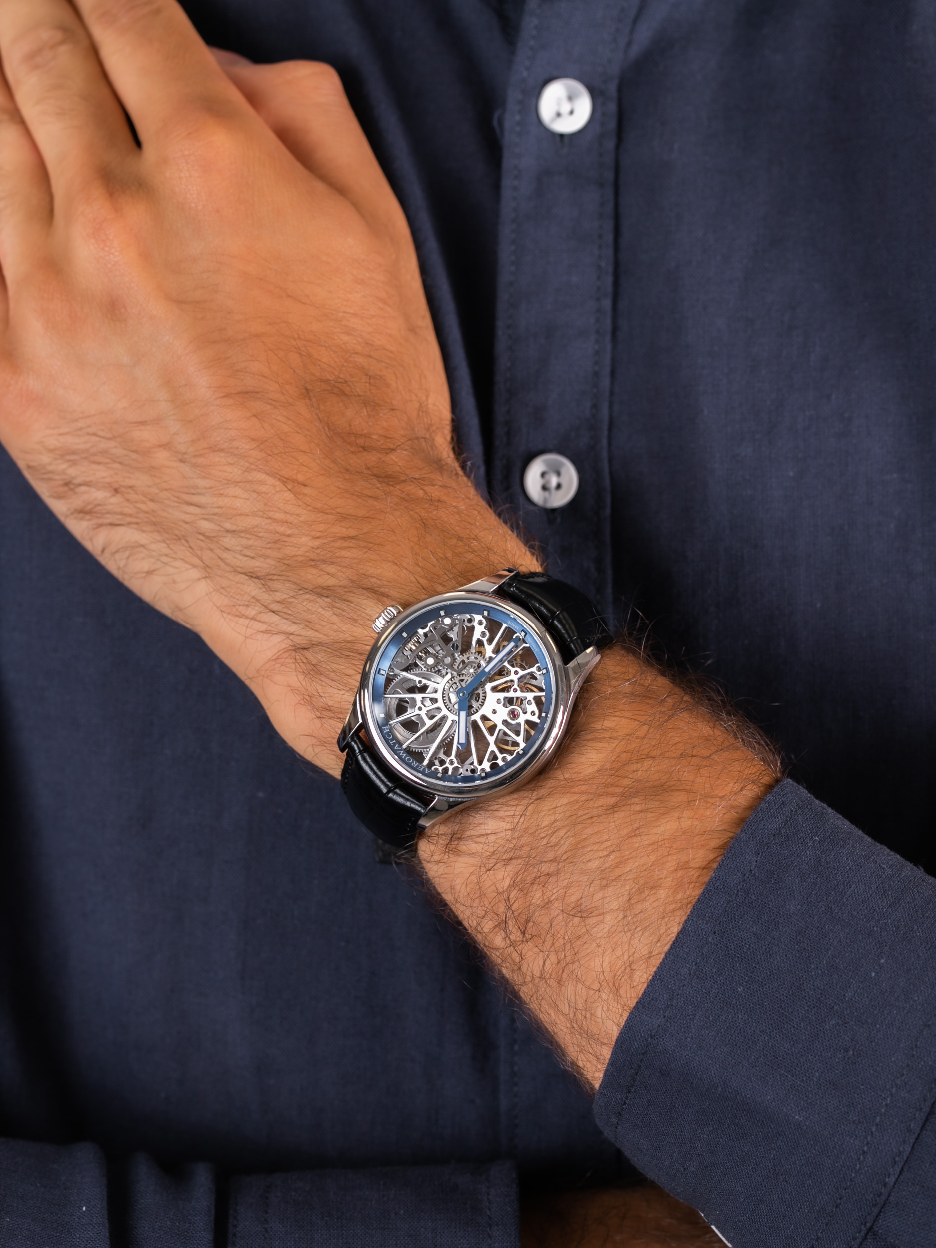 RENAISSANCE BIG MECHANICAL SKELETON Aerowatch 50981-AA19 - hover