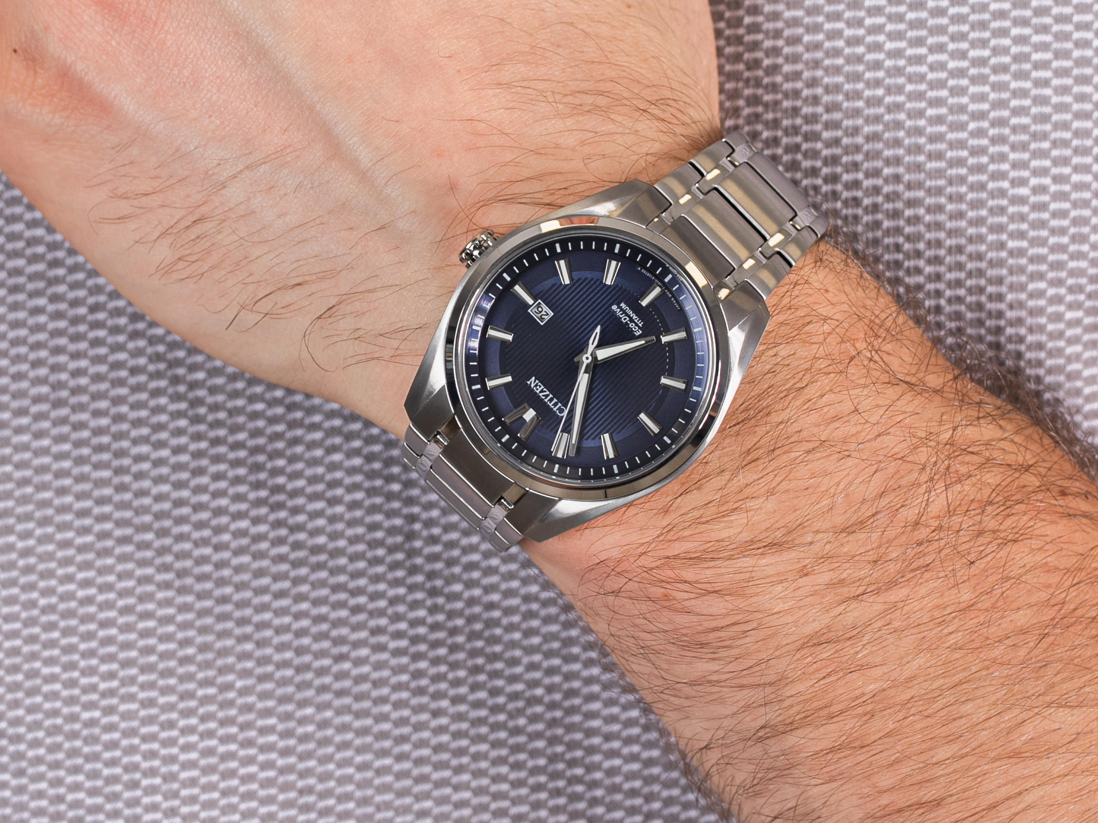 Citizen AW1240-57L zegarek klasyczny Titanium - miniatura 2