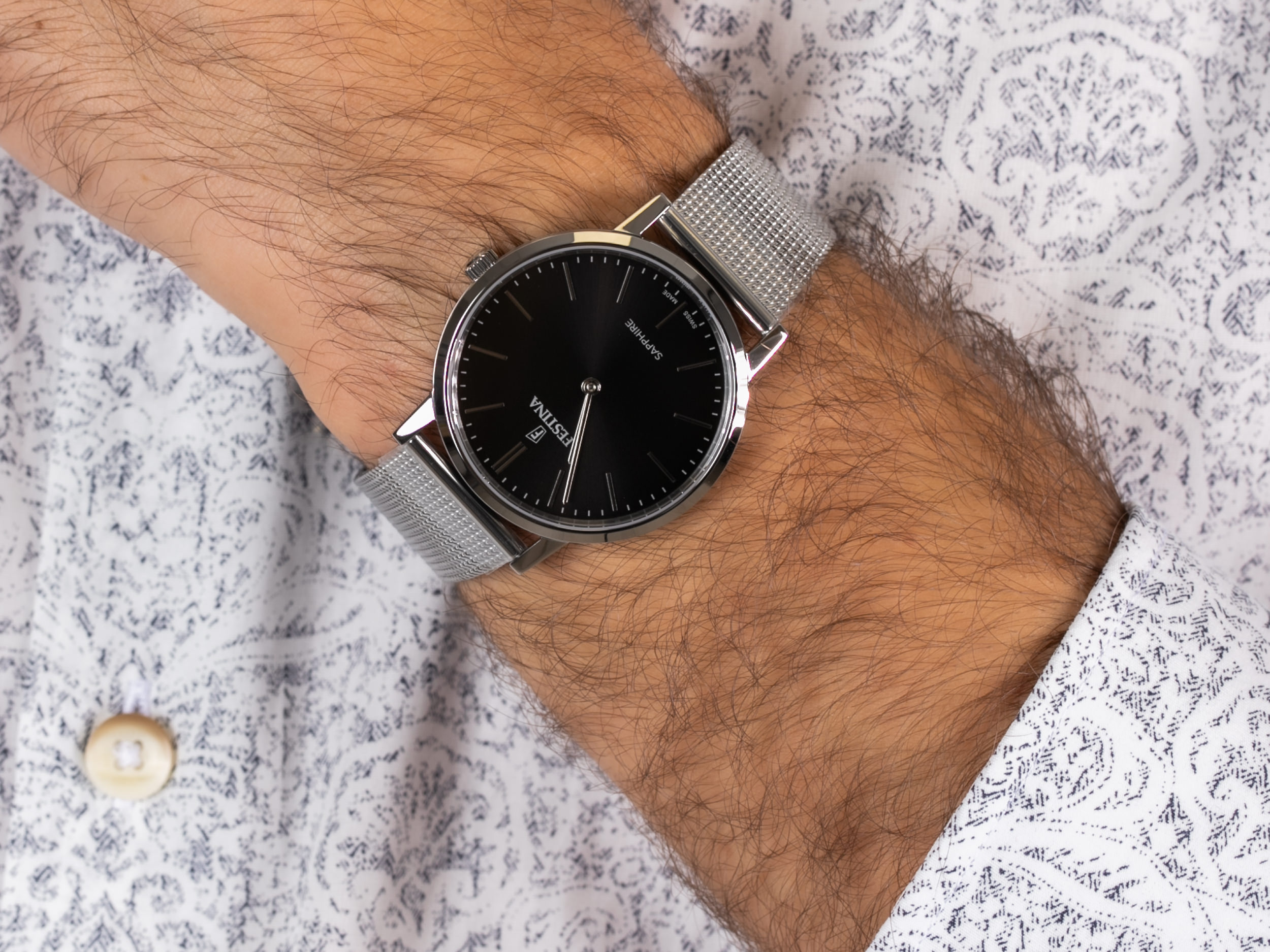 Festina F20014-3 Swiss Made zegarek klasyczny Classic