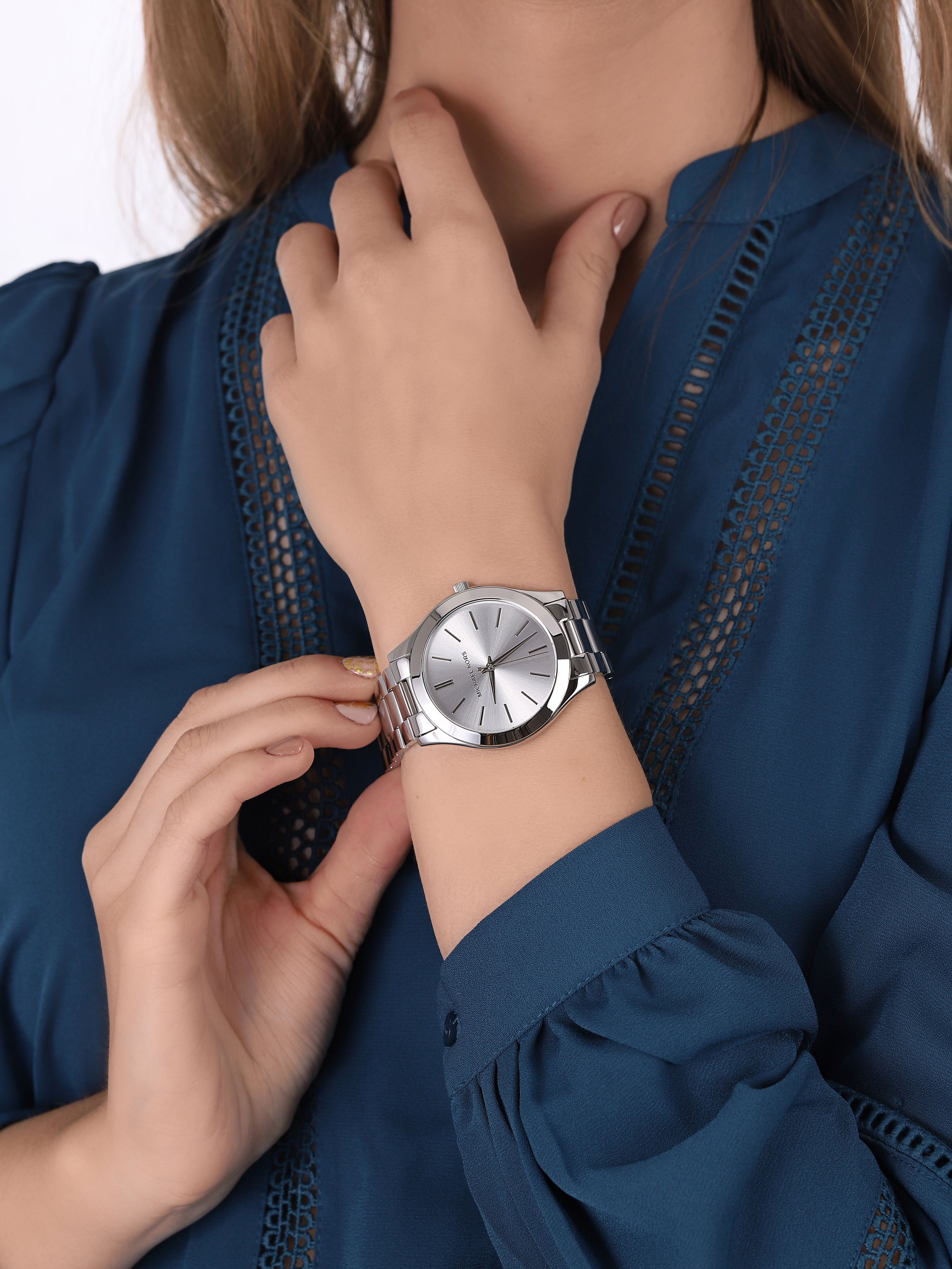 SLIM RUNWAY Stainless Steel 42mm Michael Kors MK3178 - hover