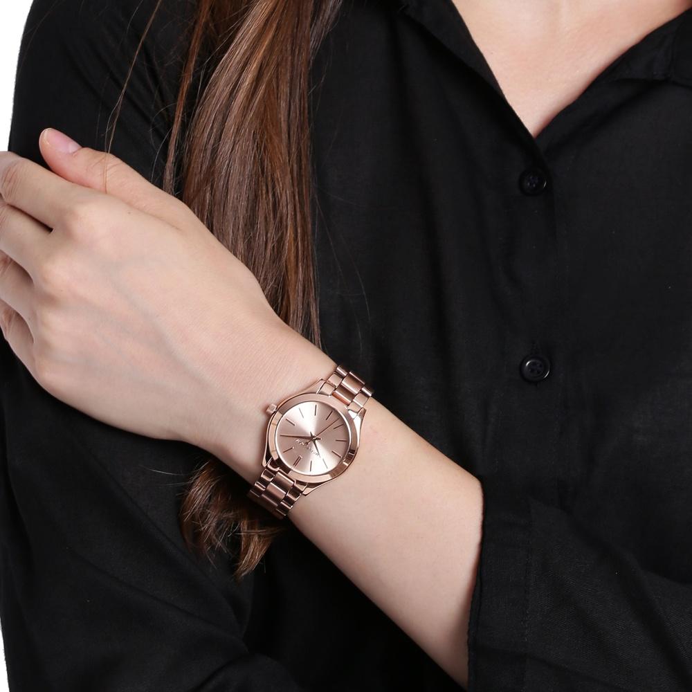 Michael Kors MK3513 zegarek damski fashion-modowy Slim Runway bransoleta - miniatura 7