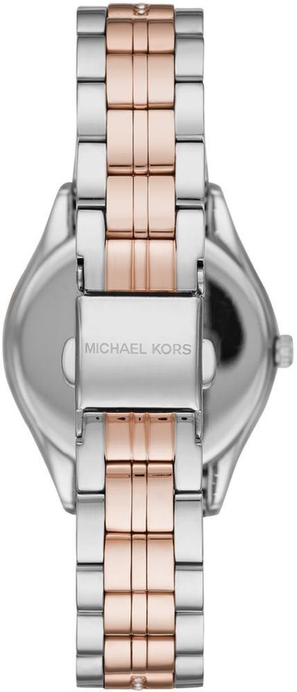 Michael Kors MK3979 Lauryn LAURYN Bicolor Stainless Steel 33mm zegarek damski klasyczny mineralne - miniatura 6