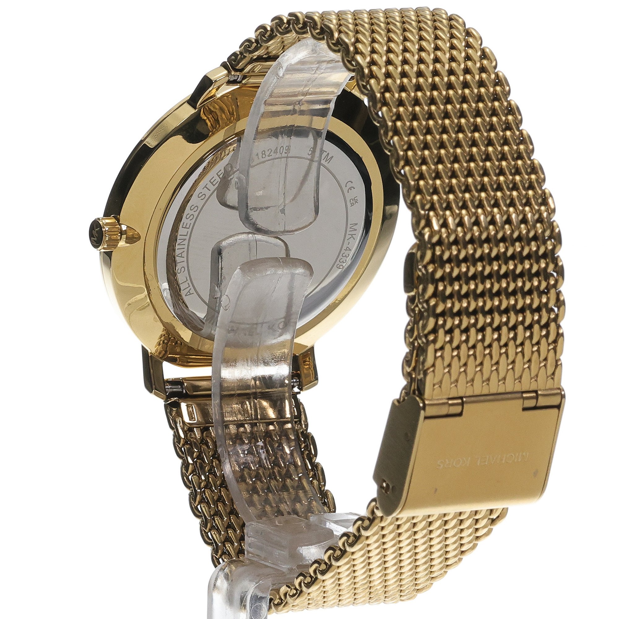 Michael Kors MK4339 Damskie PYPER Gold Stainless Steel 38mm zegarek damski klasyczny mineralne - miniatura 4