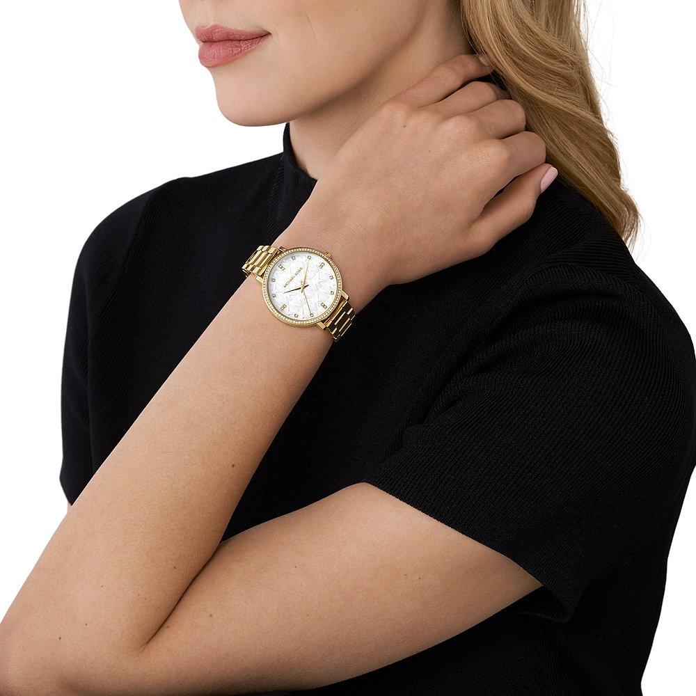 Michael Kors MK4666 PYPER Gold Stainless Steel 38mm zegarek fashion-modowy Pyper - miniatura 4