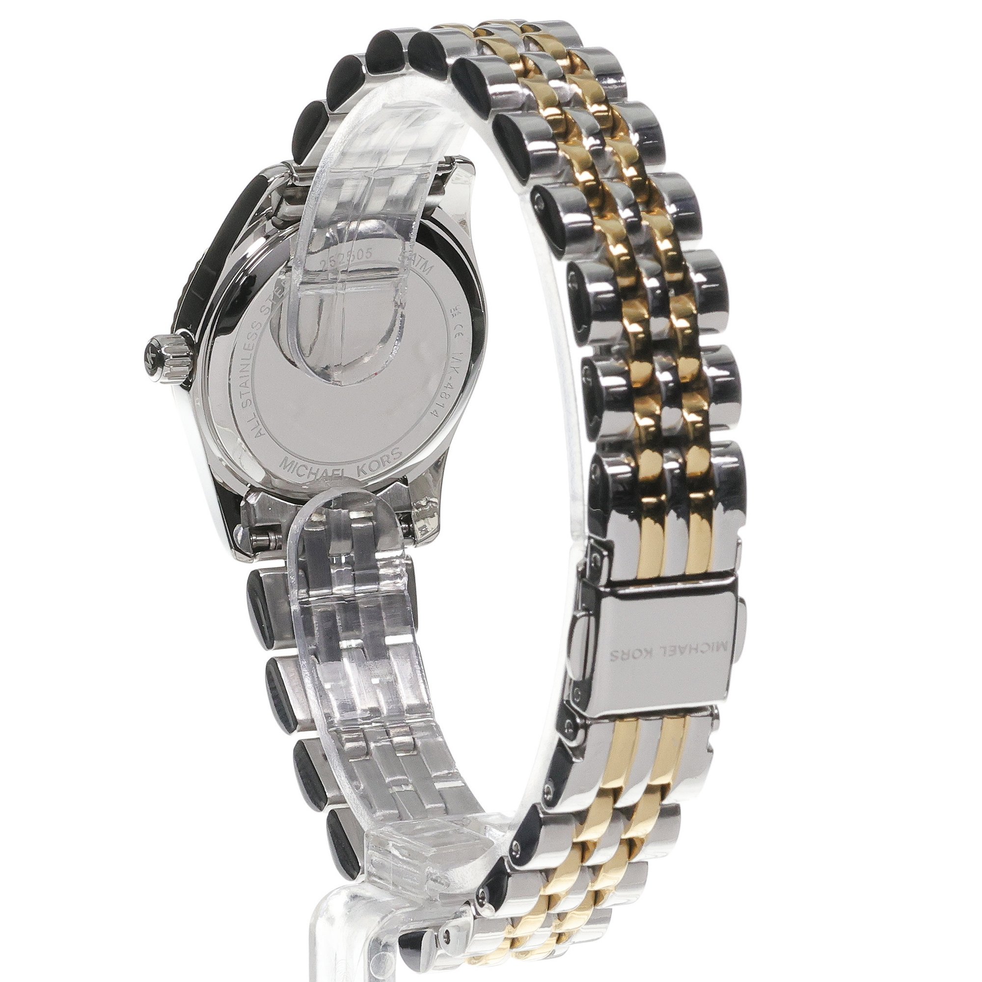 Michael Kors MK4815SET LENNOX GIFT SET Bicolor Stainless Steel 26mm Damskie fashion-modowy zegarek srebrny