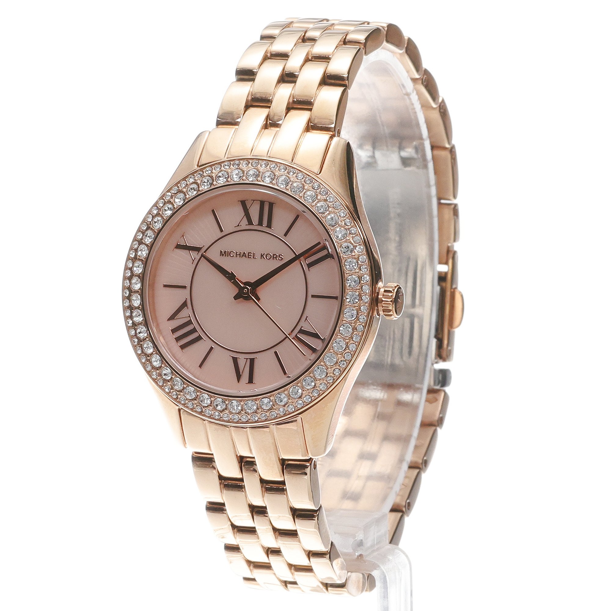 Michael Kors MK4845 zegarek damski Damskie różowe złoto - miniatura 2