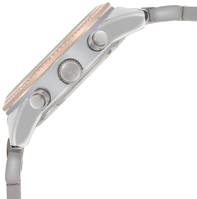 Michael Kors MK6651 zegarek srebrny fashion-modowy Damskie bransoleta - miniatura 3