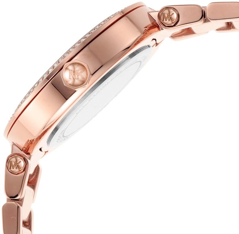 Michael Kors MK6760 zegarek różowe złoto klasyczny Parker bransoleta - miniatura 3