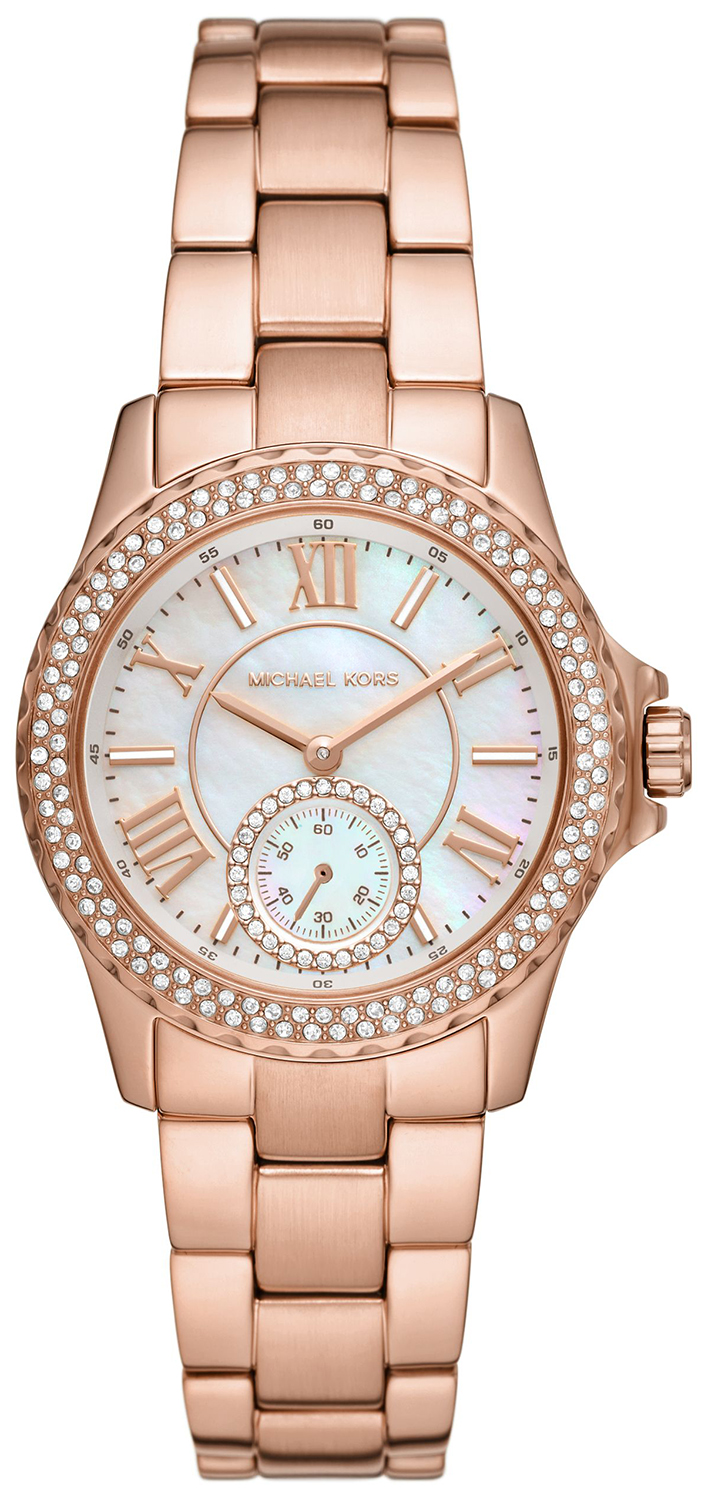MINI EVEREST Rose Gold Stainless Steel 33mm Michael Kors MK7364 