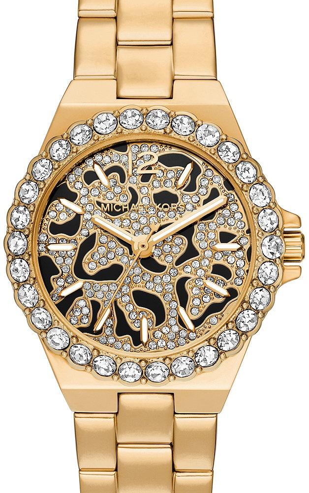 Michael Kors MK7394 LENNOX Gold Stainless Steel 30mm zegarek klasyczny Damskie - miniatura 4
